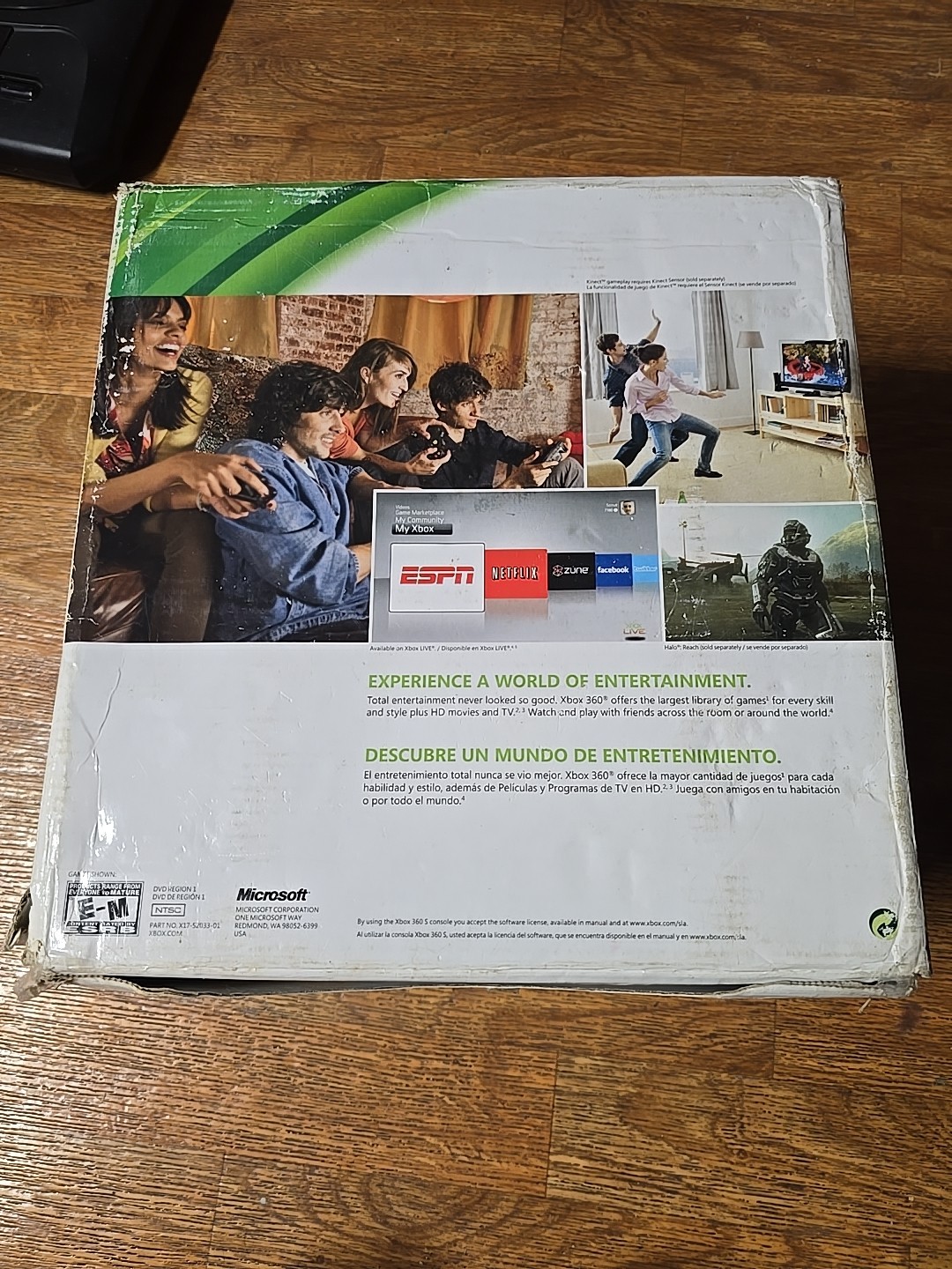Microsoft Xbox 360 Black Console — 250 GB — With Box – Third Party Controller
