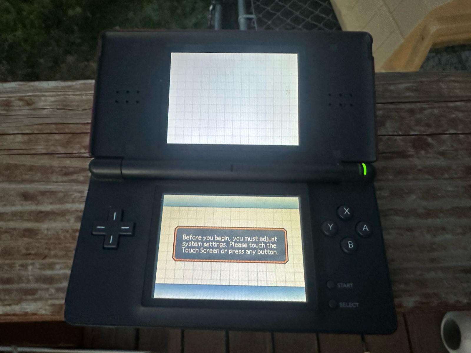 Red Working Nintendo DS Lite Handheld Game Console See Description