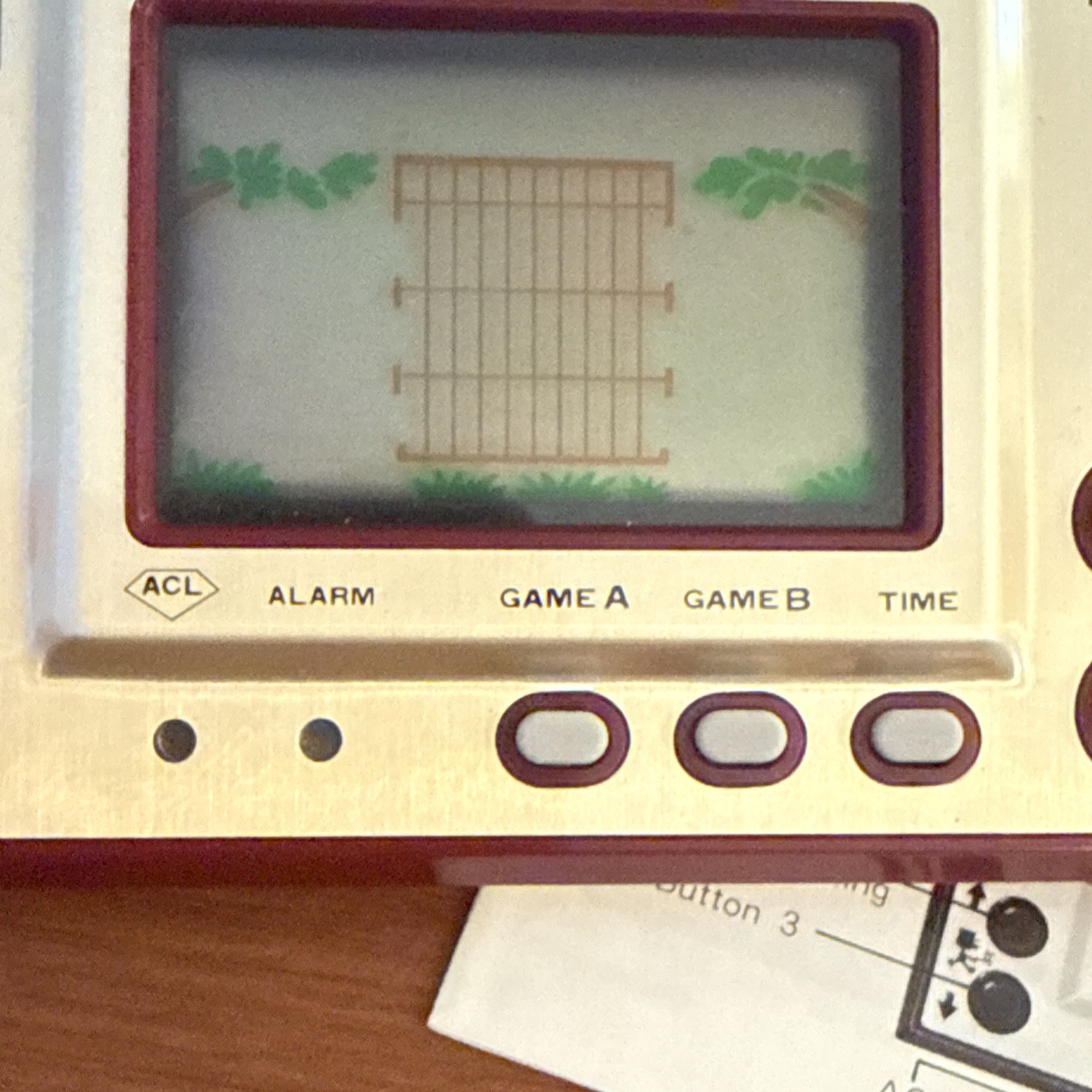Nintendo Game & Watch LION LN-08 Gold Series 1981 With Box Working