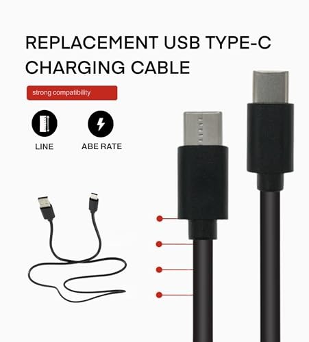 Replacement USB-Type C charging cable compatible with Anker Space One Mini 3