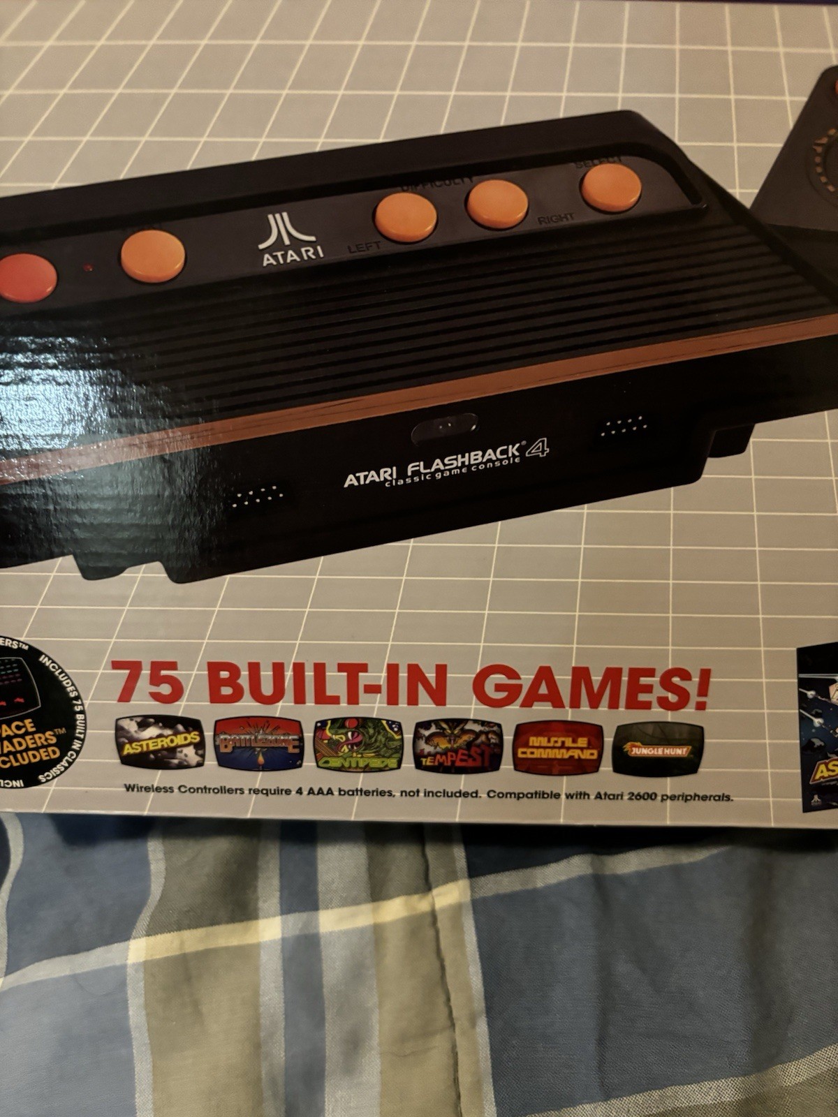 New Sealed Atari Flashback 4 40th Anniversary Special Edition Game Console 75 Ga