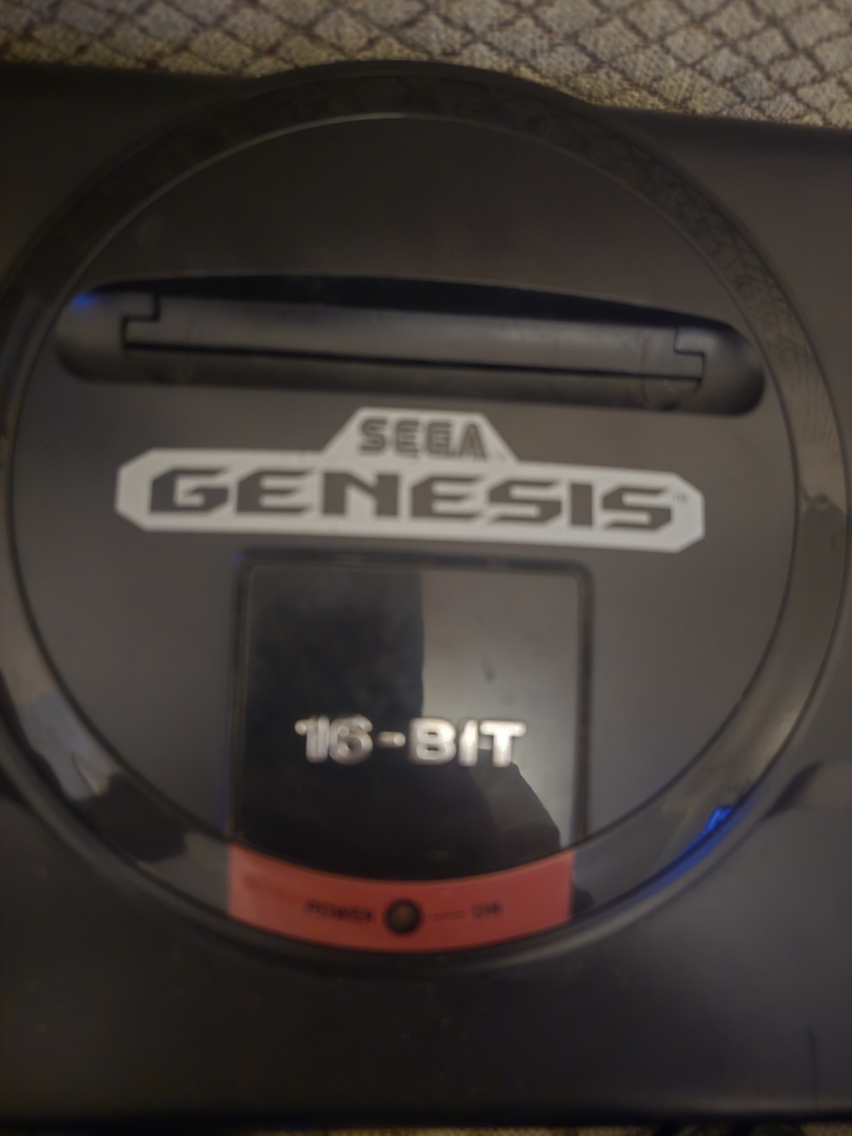 Sega Genesis Model 1 MK-1601 Console 16-bit W/ 2 Controller Working + 6 Games