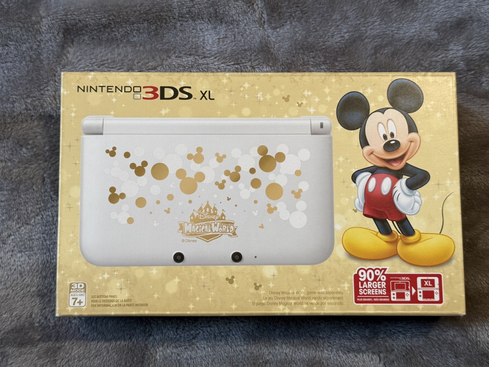 Nintendo 3DS XL Mickey Mouse Disney Edition Brand New in Box Walmart Exclusive