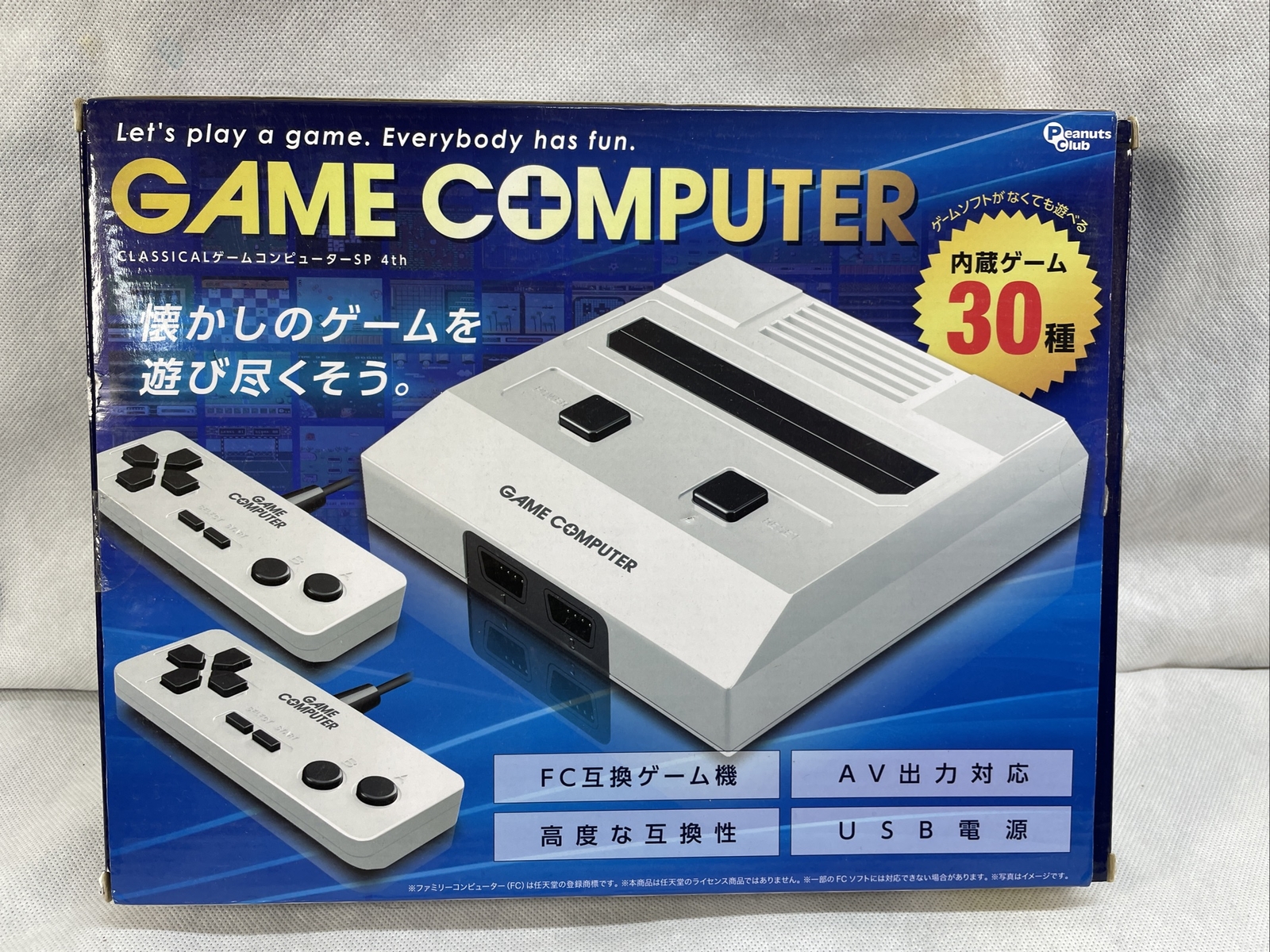 FC GAME COMPUTER 30 Console Famicom Japan Import Boxed Complete NTSC-J 6/4
