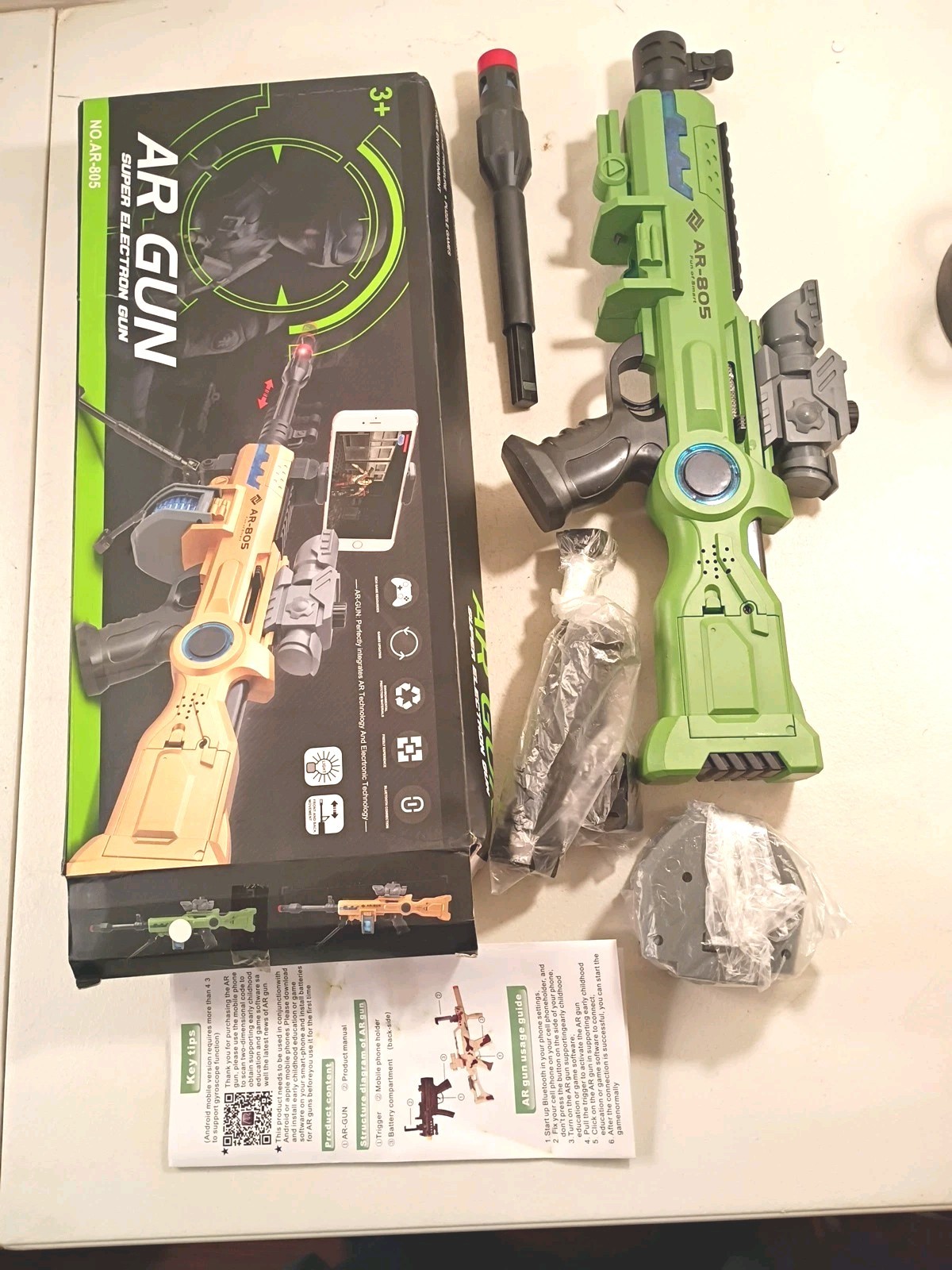 AR GUN Shooting Game AR-805 Controller Smart Phone Holder Green