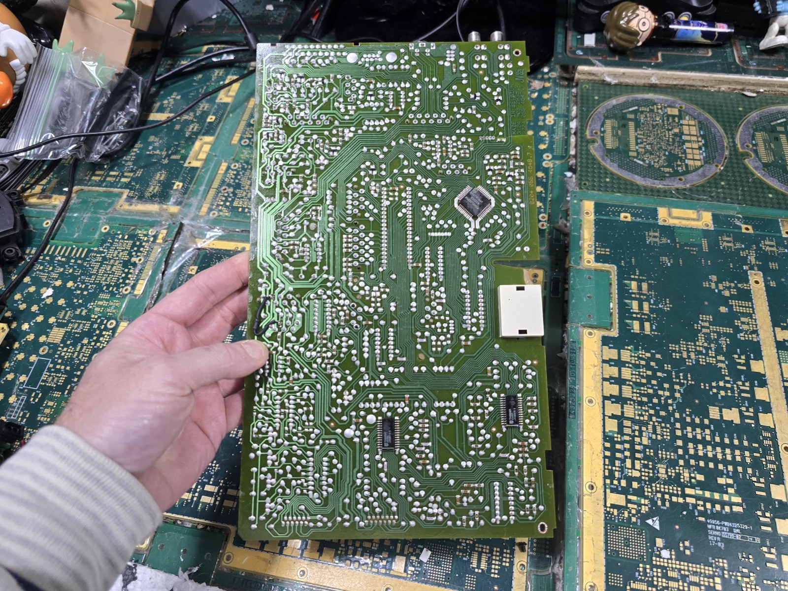 Philips CDI 910 EXACT CORROSION Motherboard-Not Tested-Intact-PARTS-READ ALL