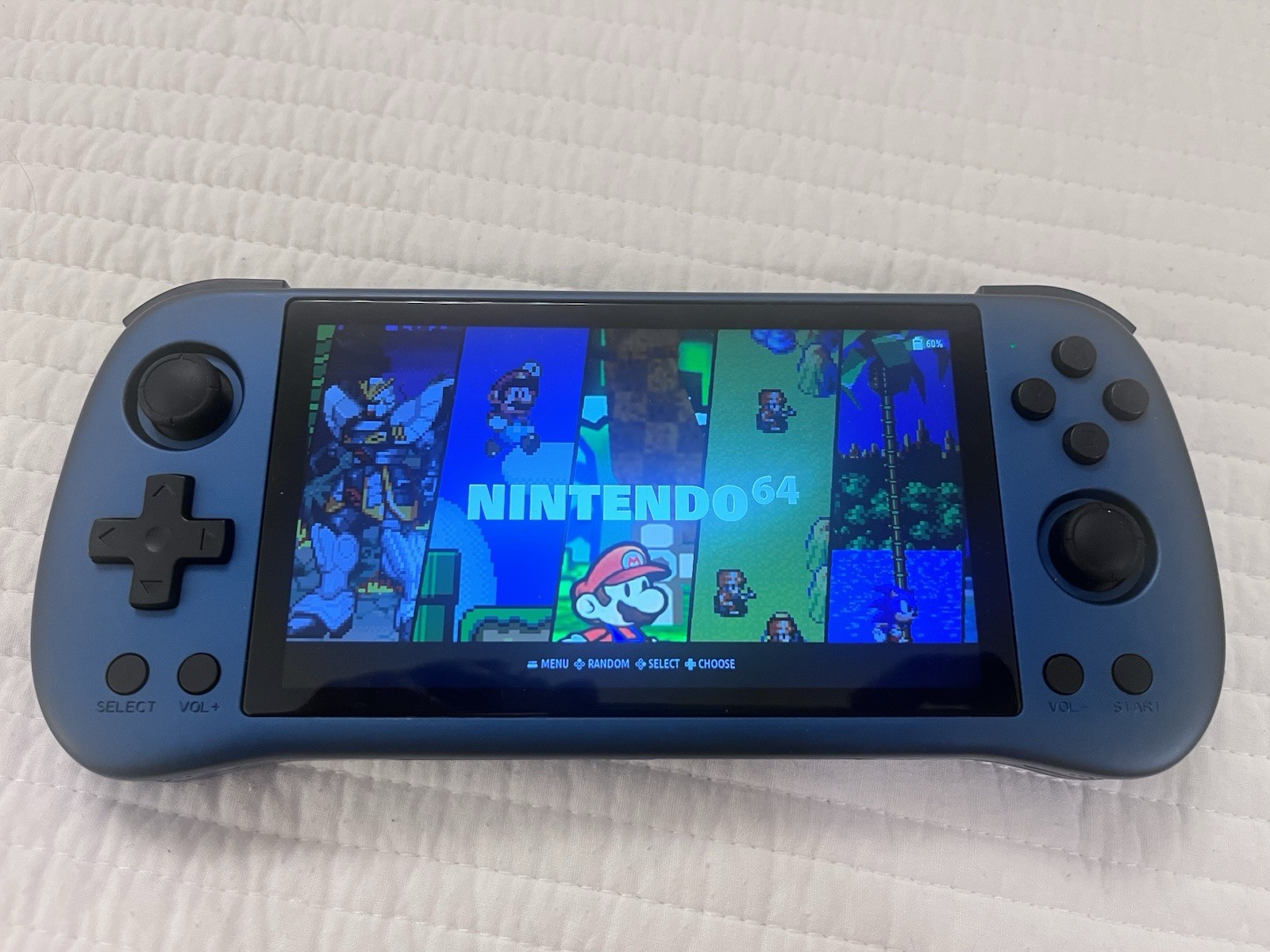 POWKIDDY X55 GAMING HANDHELD (BLACK) 256GB OS/GAME CARD (JELOS) GXRG. Loaded