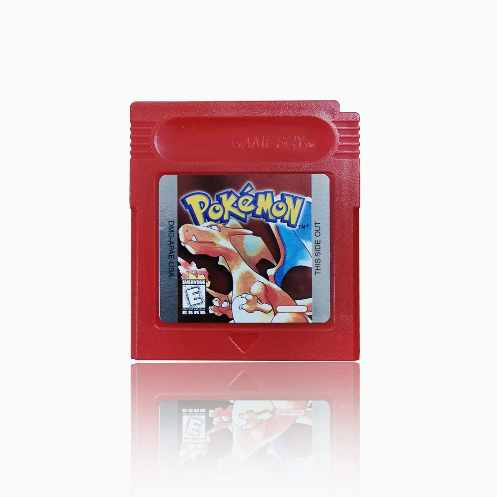 Low-Power Consumption 5 Languages Version Pokemon GBC Game Red/Crystal/Blue/Yell