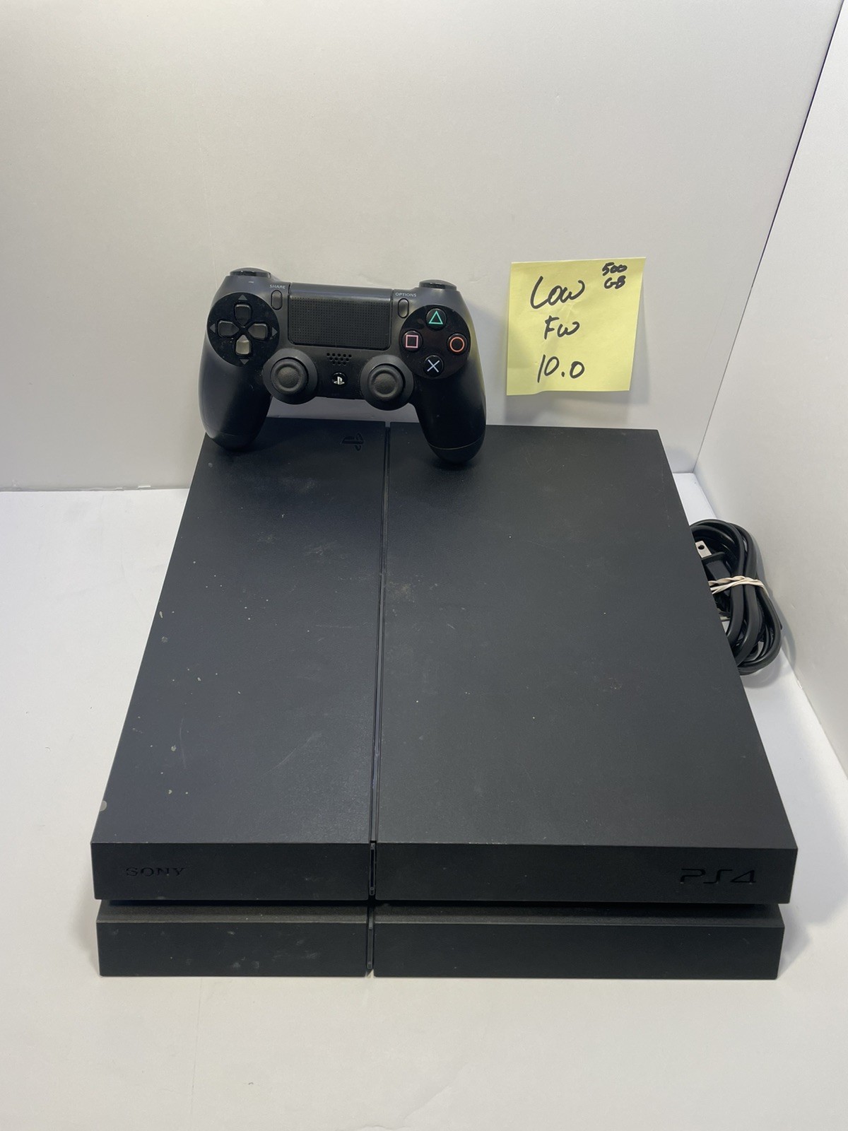 Sony PlayStation 4 CUH-1215 | LOW FW 10.0 | 500GB | w/ Controller (No Drift) PS4