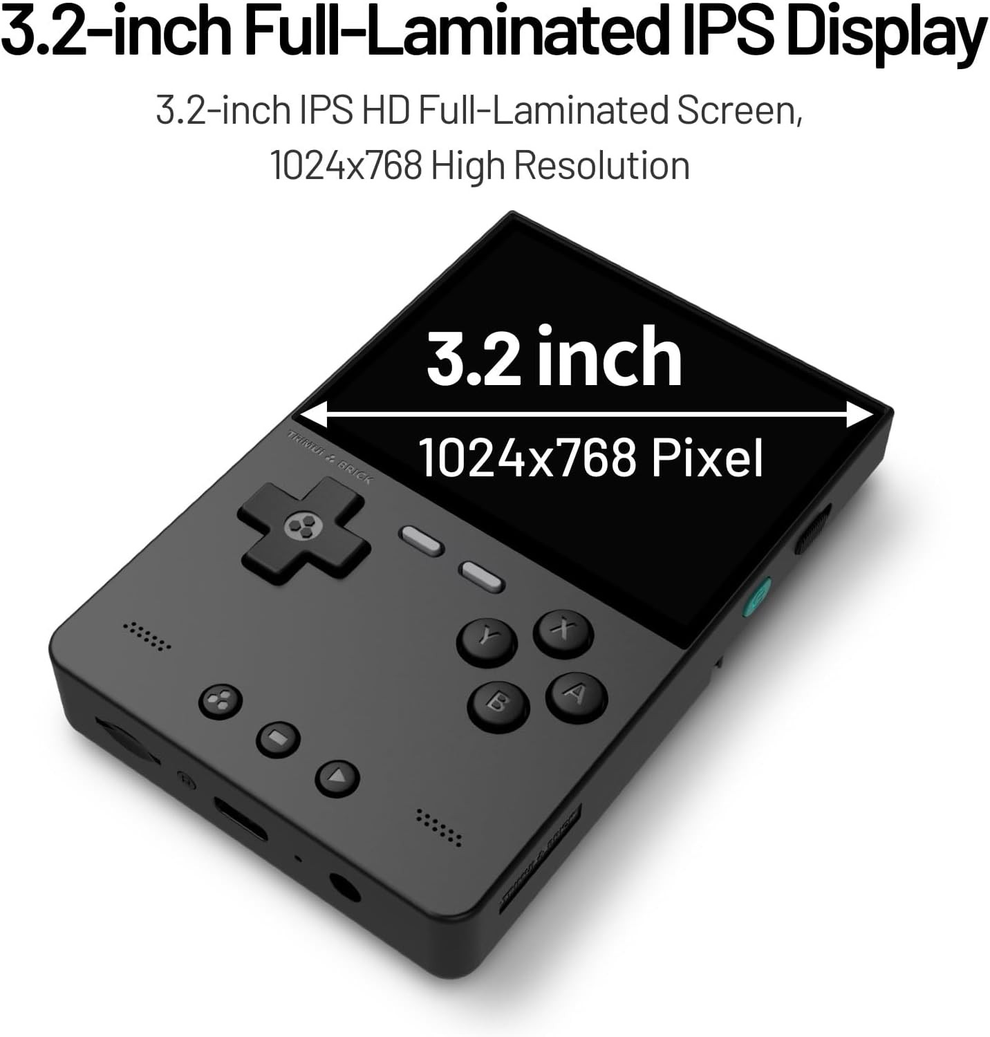 Trimui Brick Linux Handheld 3.2 1024×768 64GB Black