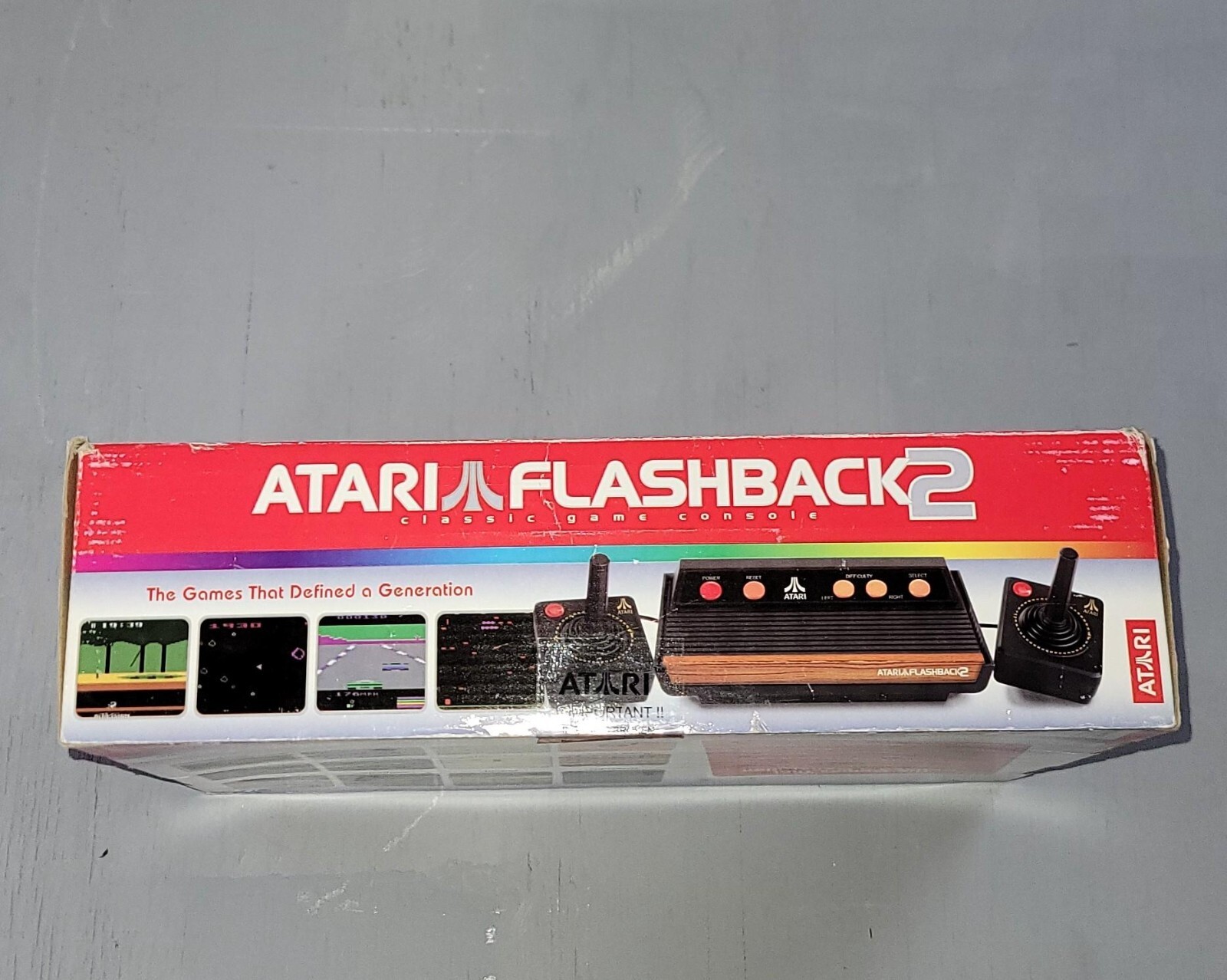 New Open Box! Atari Flashback 2 Classic Game Console with 40 Built in Games