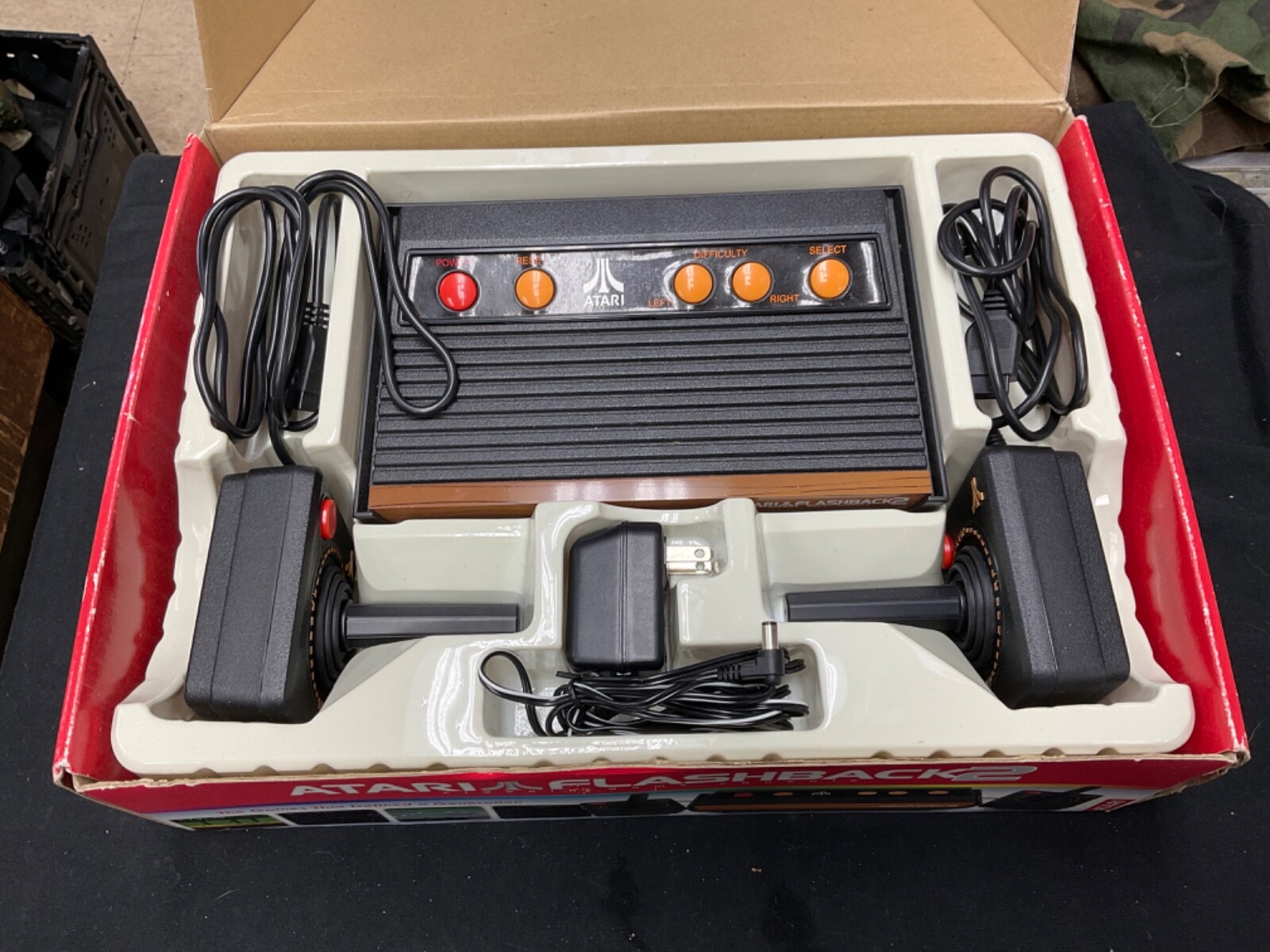 Atari Flashback 2 Classic Game Console 26519, CIB w/ Controllers