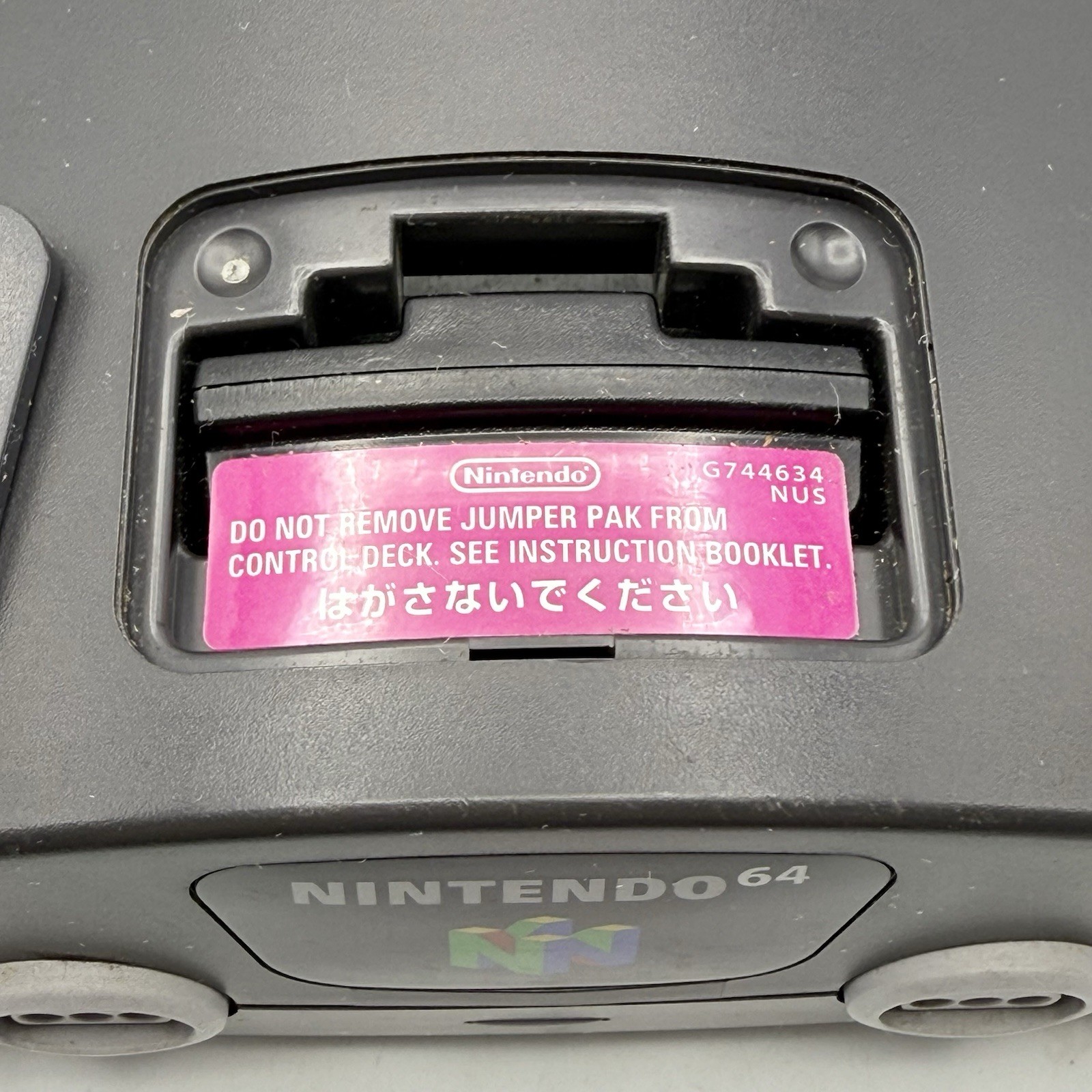 Nintendo N64 Console NUS-001 Bundle w/ 2 Controllers, Cables, Rumble Pak Tested