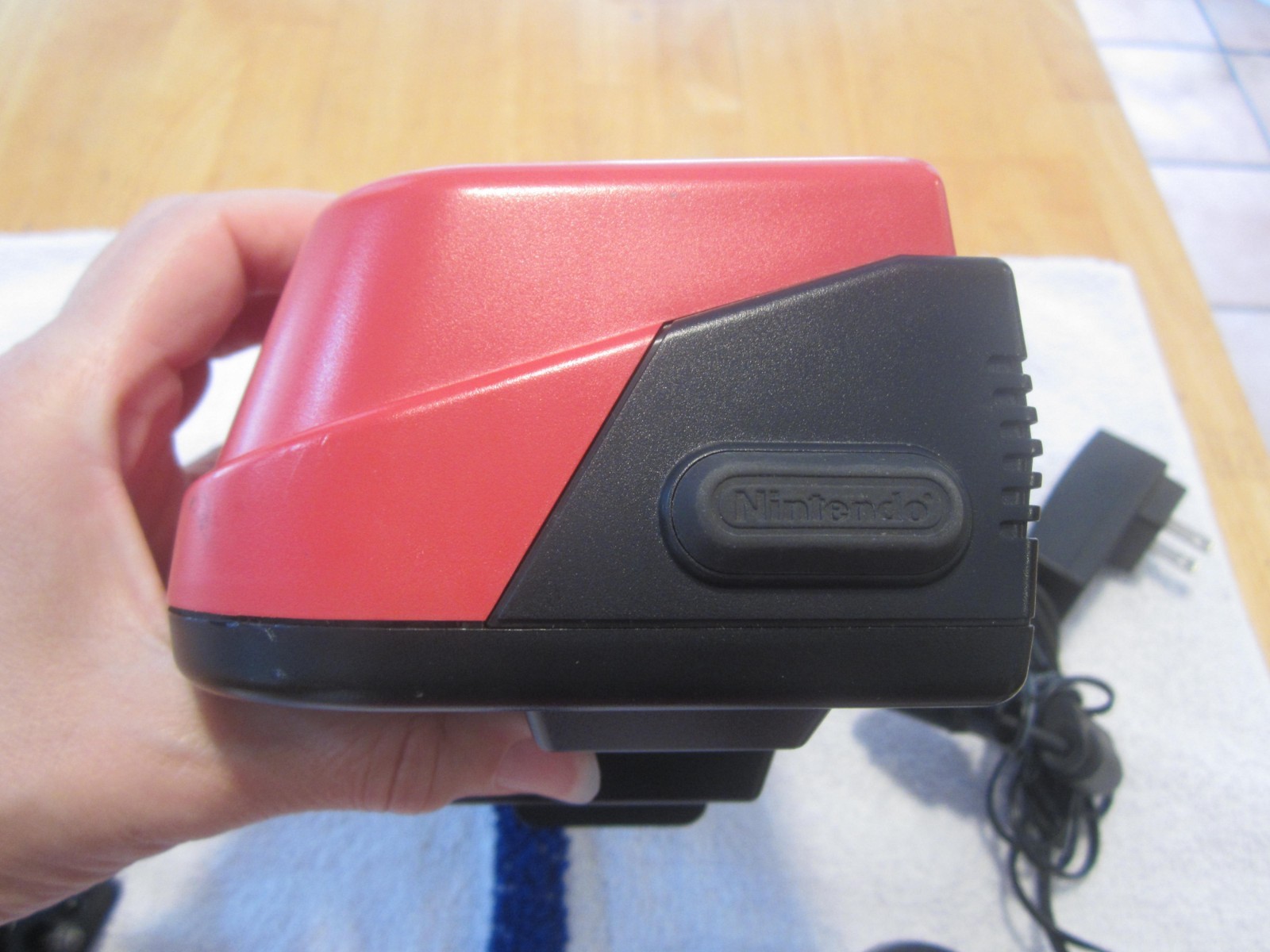 FOR PARTS Nintendo Virtual Boy Console VUE-001 W/MARIO TENNIS POWERS ON NO IMAGE