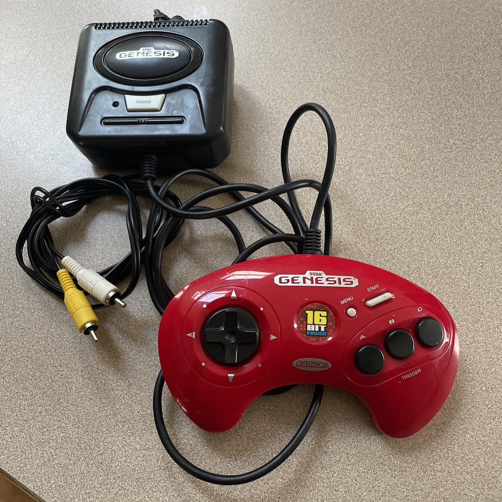 SEGA Genesis Mini Console Radica 16 Bit Power 6-in-1 Plug & Play