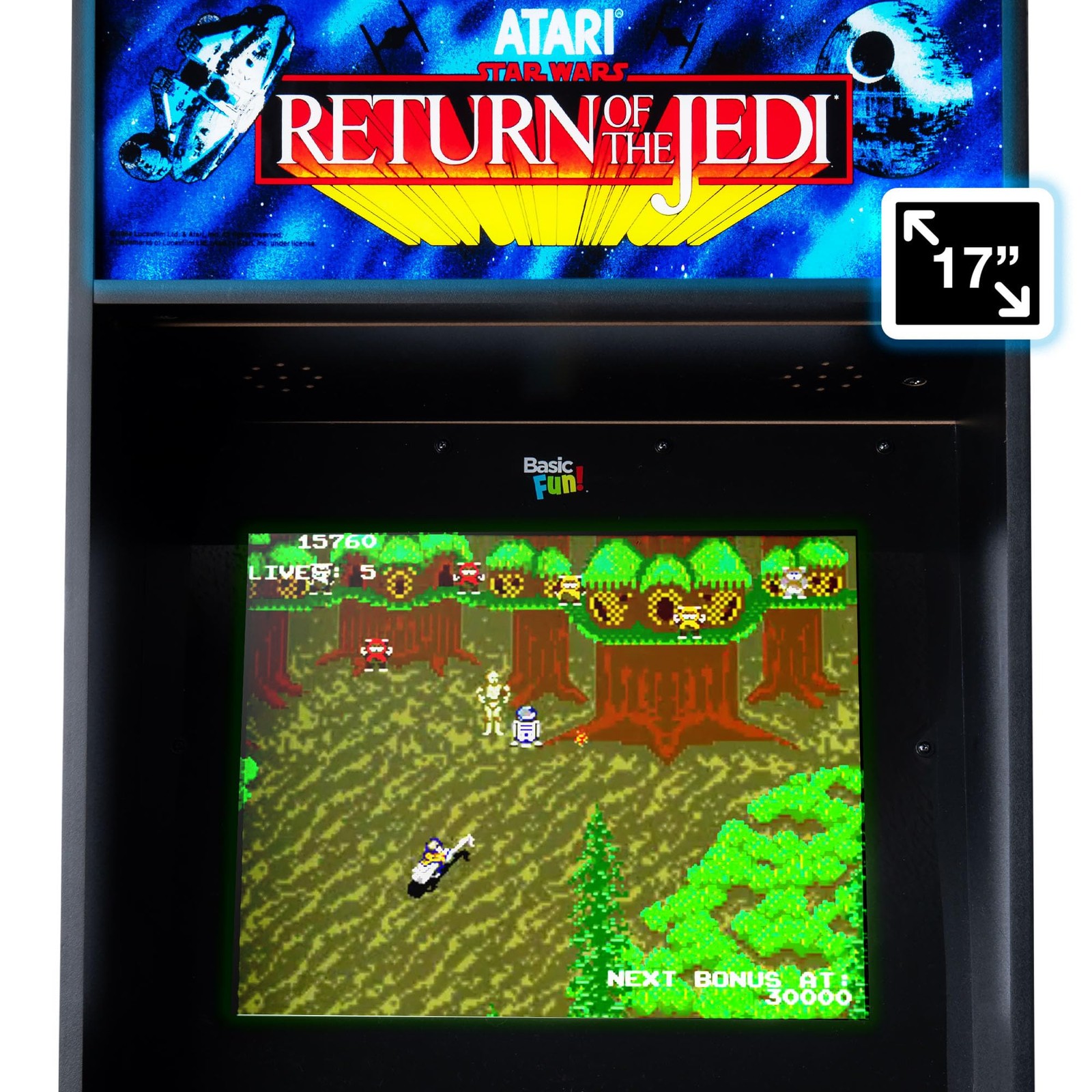 Arcade Classics Atari Star Wars Ultra Series Free Standing Electronic Game w/…