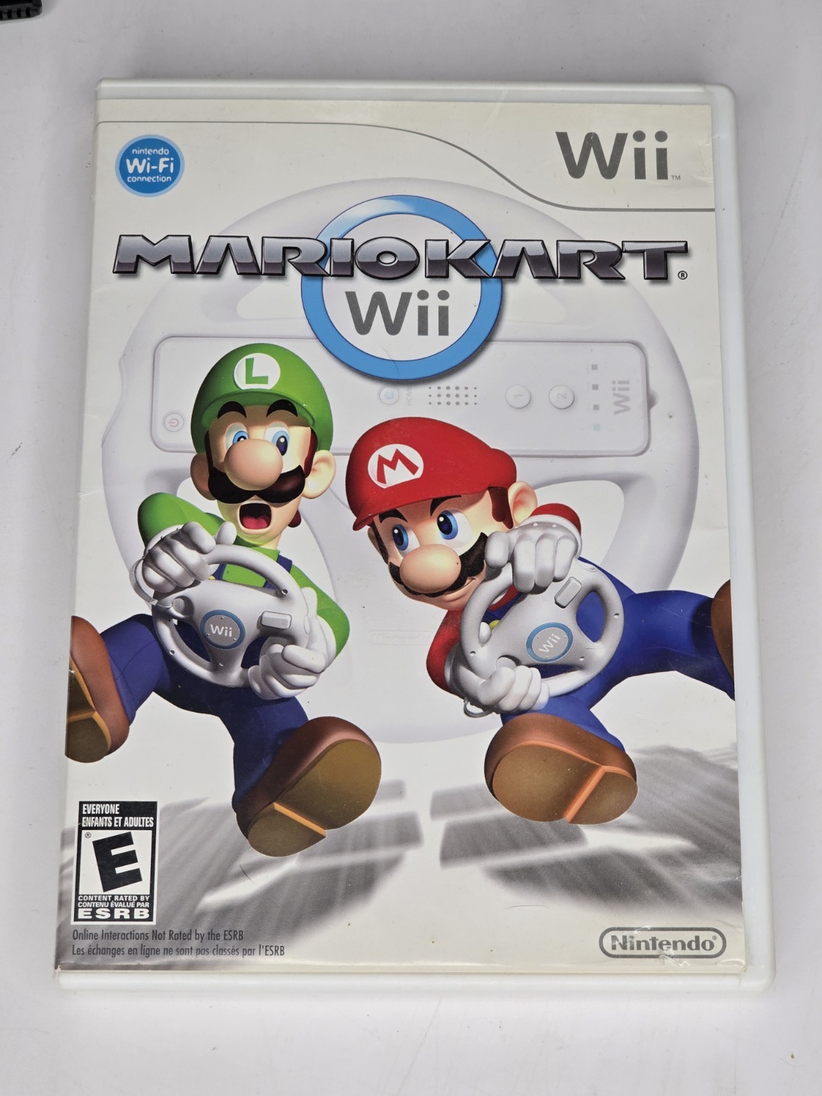 Nintendo Wii / Mario Kart (GameCube Compatible) RVL-001 Motion, Nunchuk & Cables
