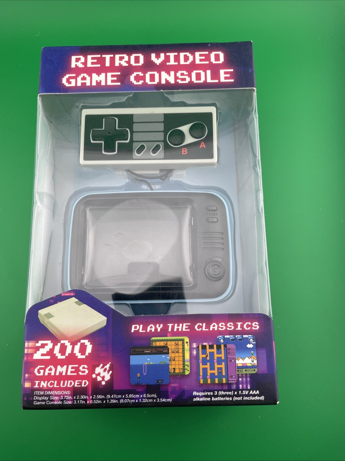 Vivitar Retro Mini Video Game Console 200 Games Included Mini TV