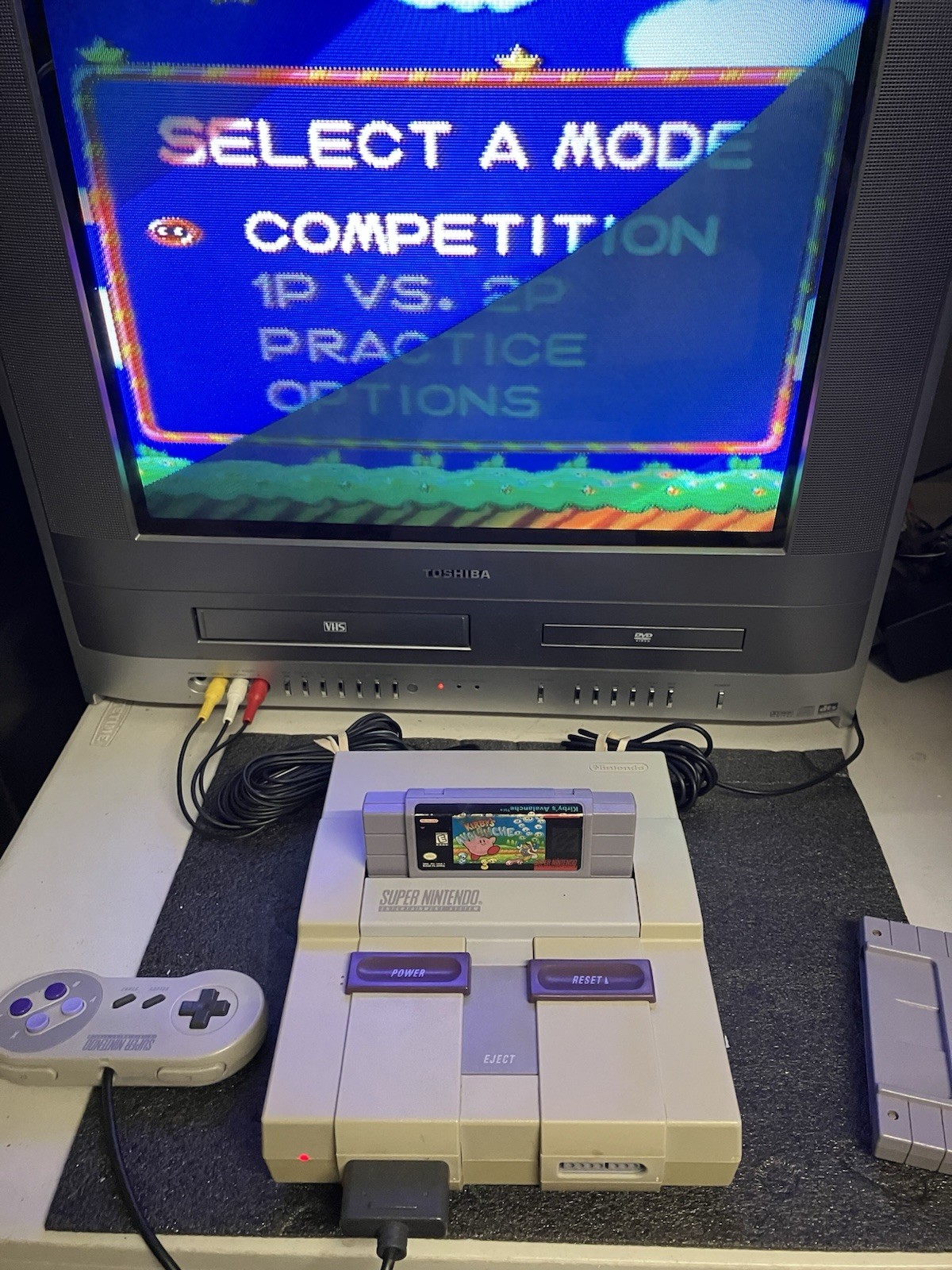 Super Nintendo SNES System Console Bundle 10 Games Mario World All Stars Zelda