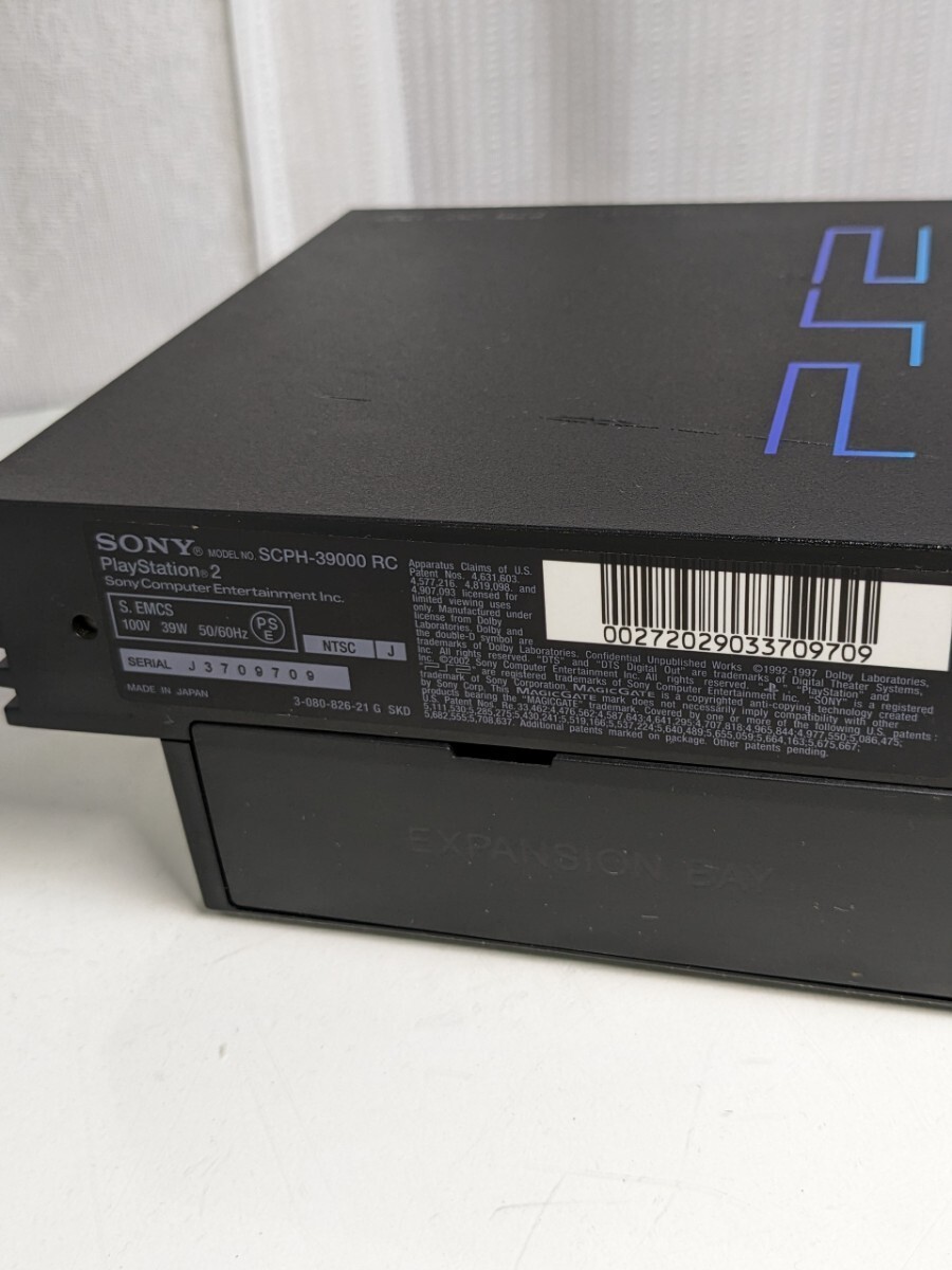 Sony PS2 Console SCPH-39000 NTSC-J Tested Working Controller Cable