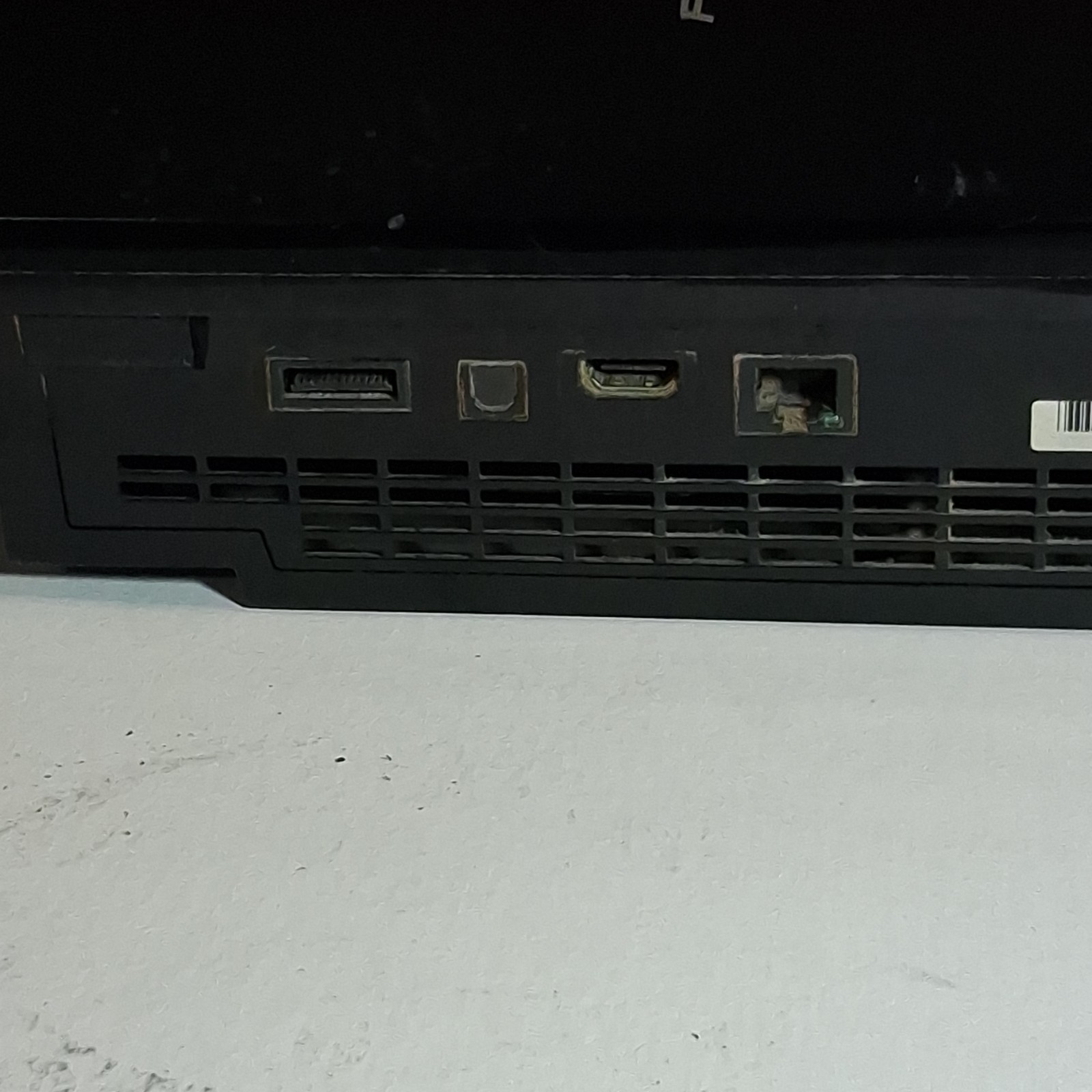 Sony PlayStation 3 CECHK01 Console Black 80gb hard drive and power cord