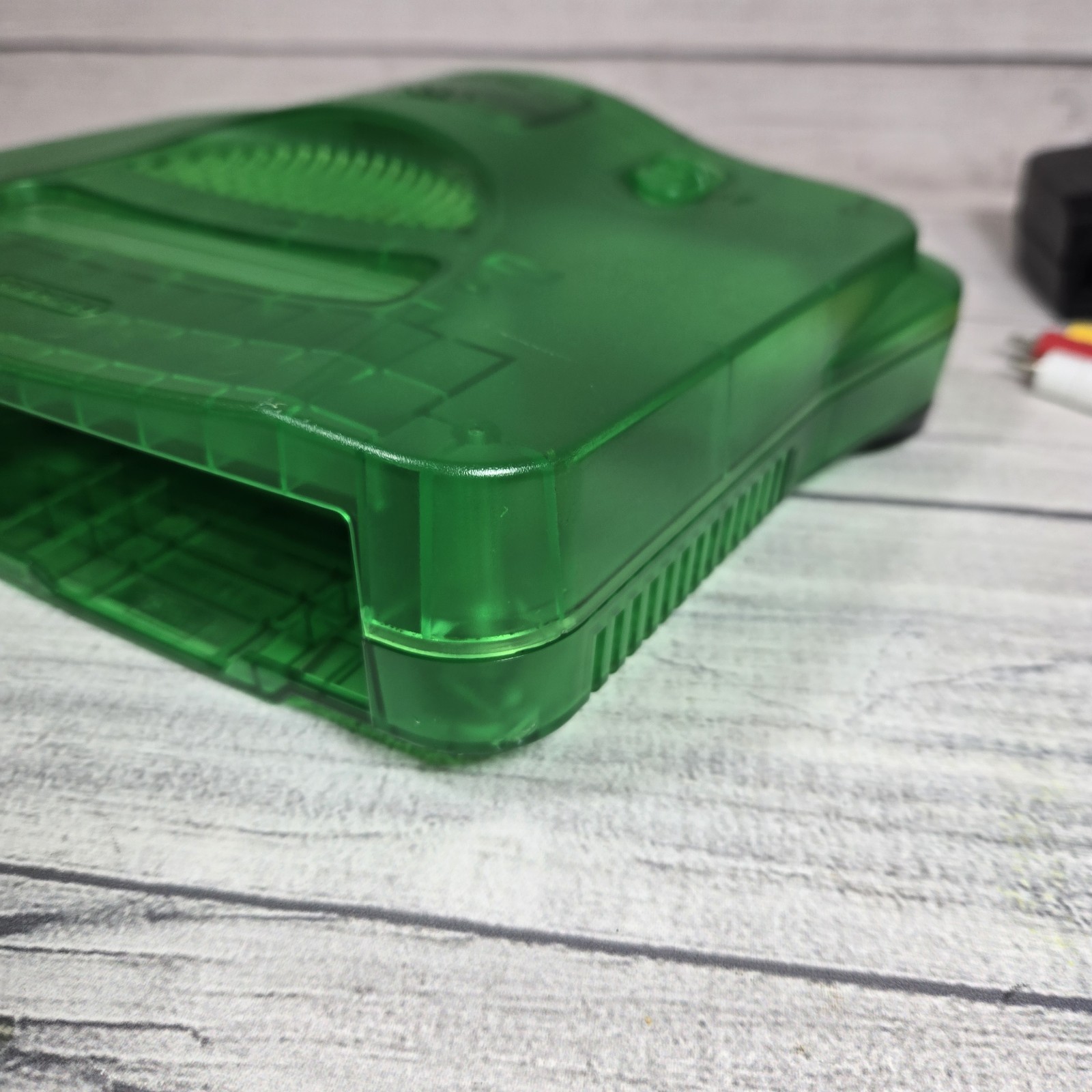 Jungle Green Nintendo 64. N64 Controller. OEM Power Adapter & A/V Tested