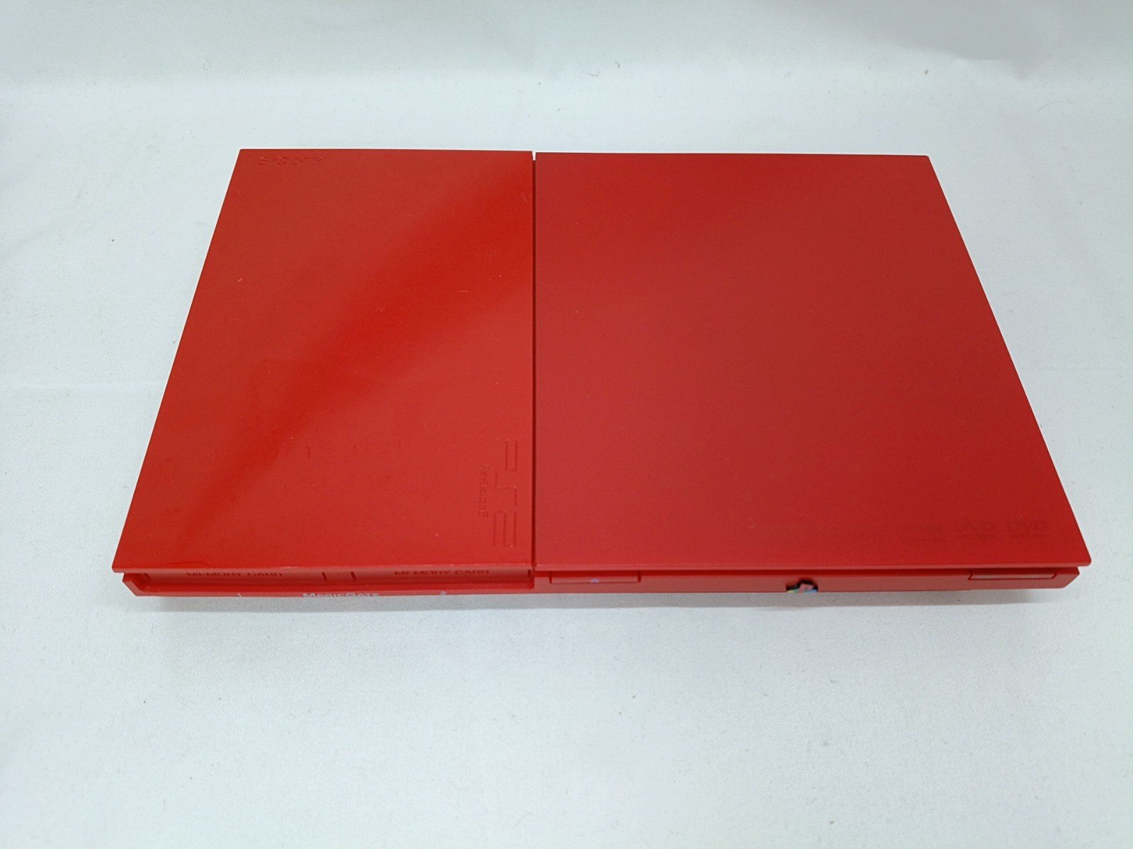 PS2 Console Cinnabar Red Controller Memory card set SCPH-90000CR NTSC-J Tested