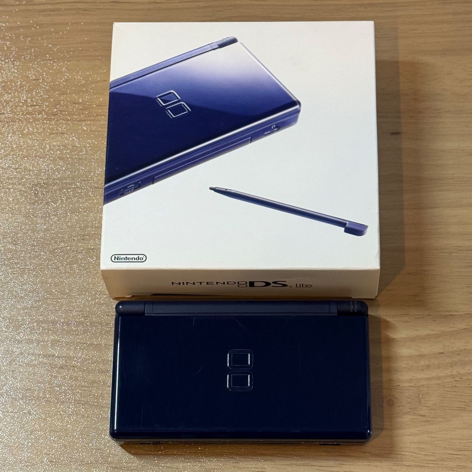 5 099 Damaged Nintendo DS LITE Enamel Navy with box