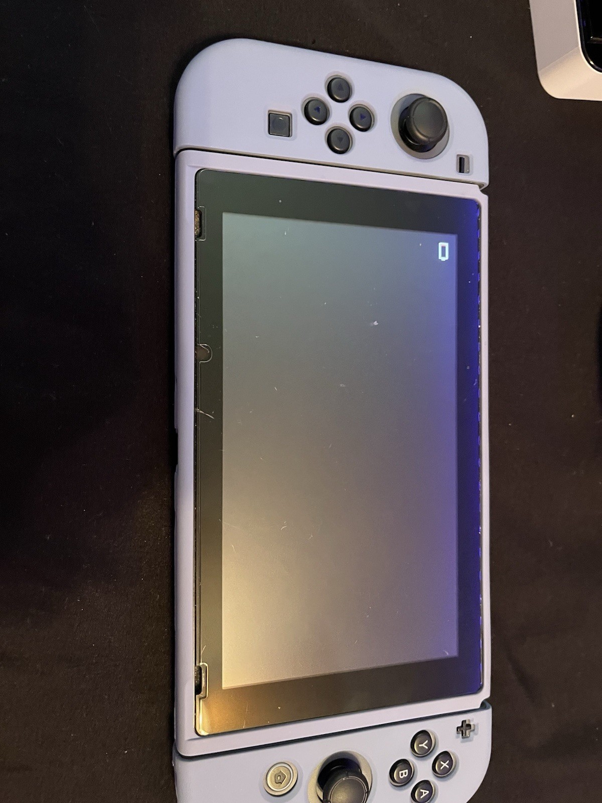 Nintendo Switch OLED Model White Console Blue Joy-Con Dock AC Adapter HDMI Case
