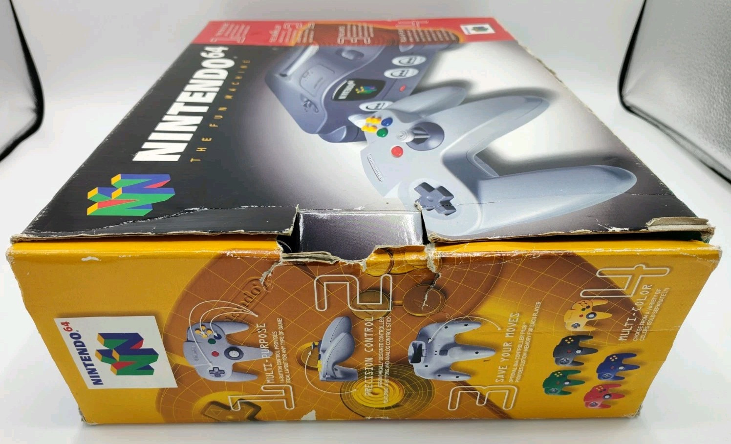 Nintendo 64 N64 Console Box ONLY + Case Protector *Good Condition* FREE SHIPPING