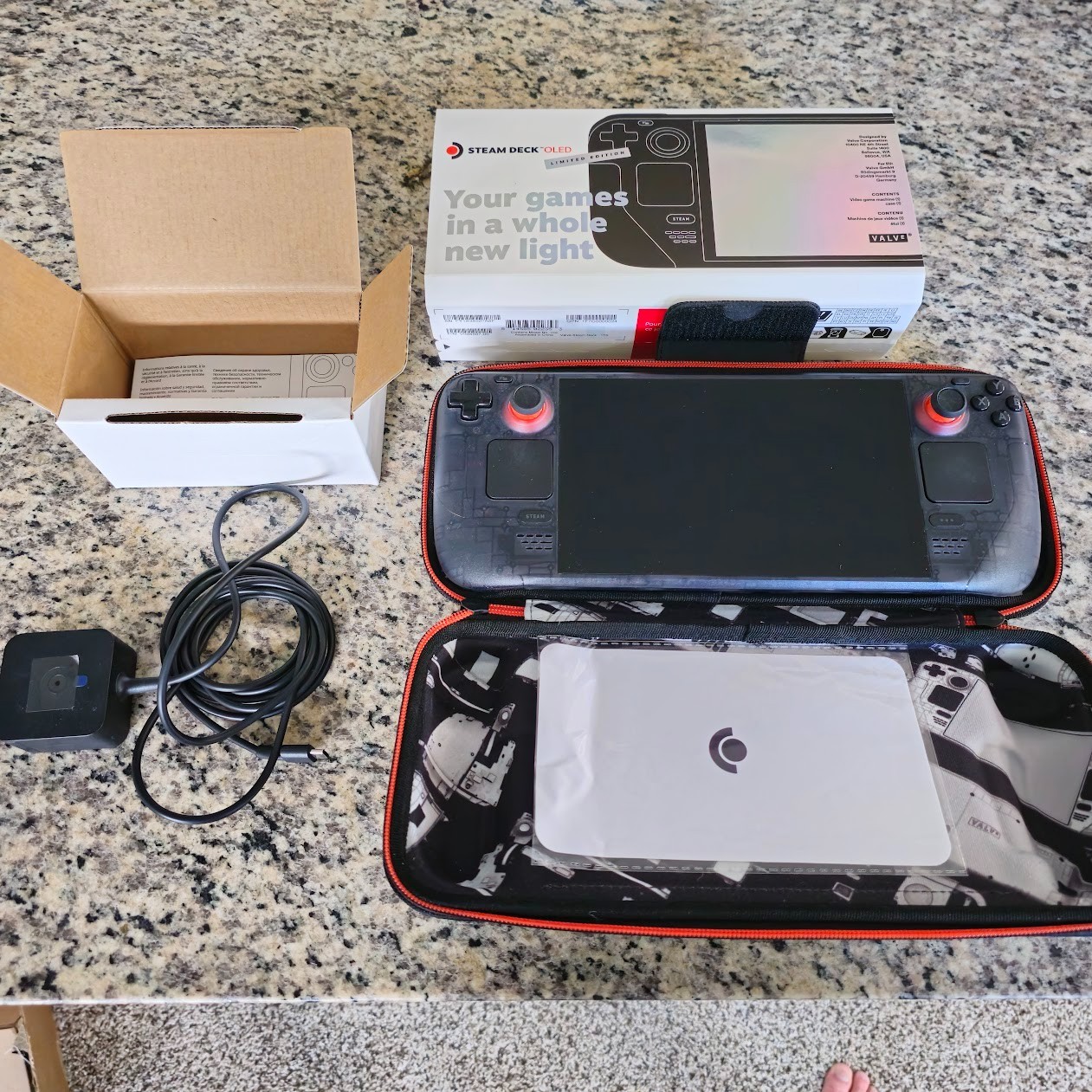 Valve Steam Deck OLED Limited Edition (Smoky Translucent) Console 1TB Excellent