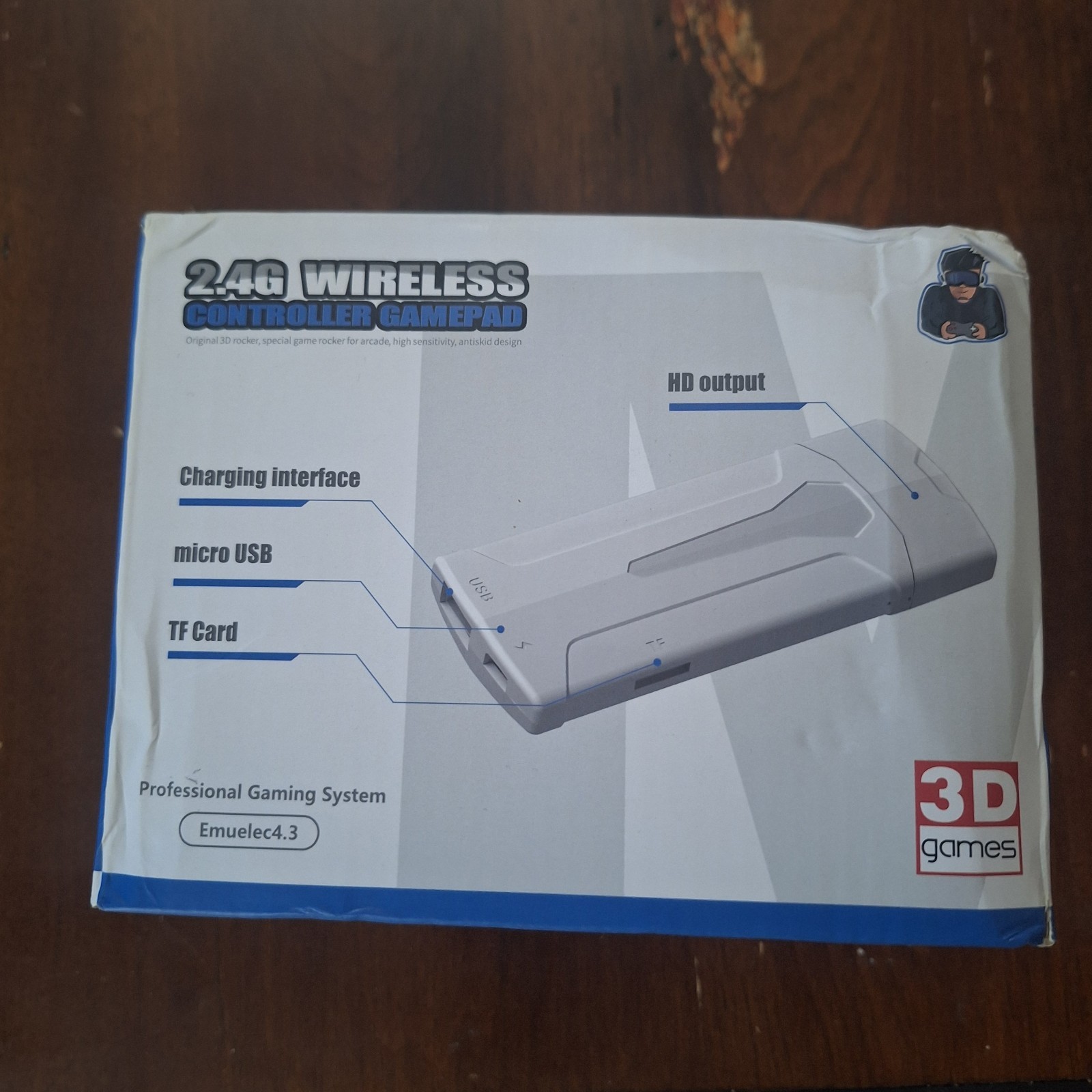 3D Games – 2.4G Wireless Game Console Retro Plug N Play White – 64G New In Box