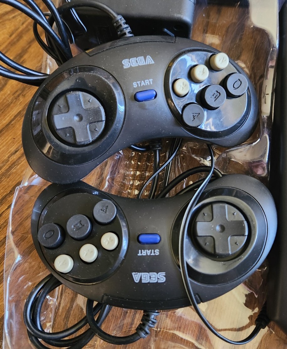 Sega Mega Drive 2 16 BIT Super 368 In 1 Console System Built-in Games UK Plug