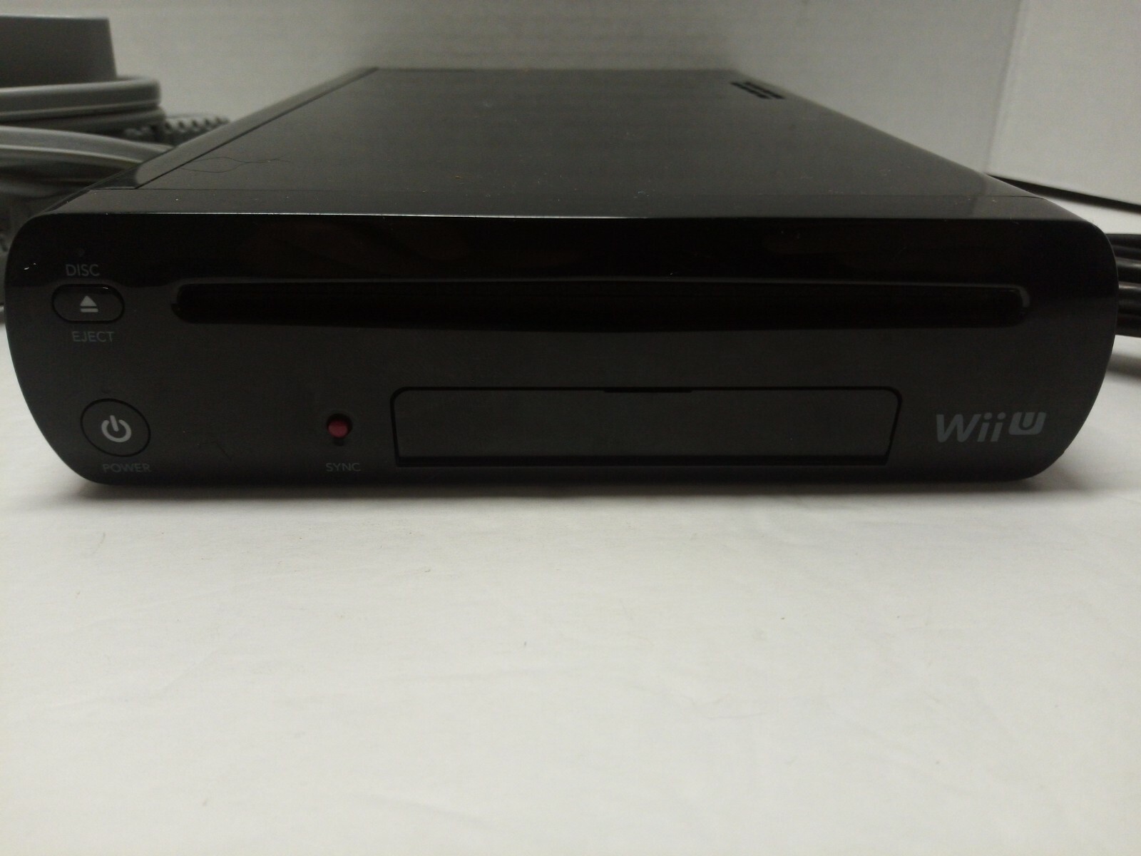 Nintendo Wii U 32GB System Console Only Black. Includes power cord
