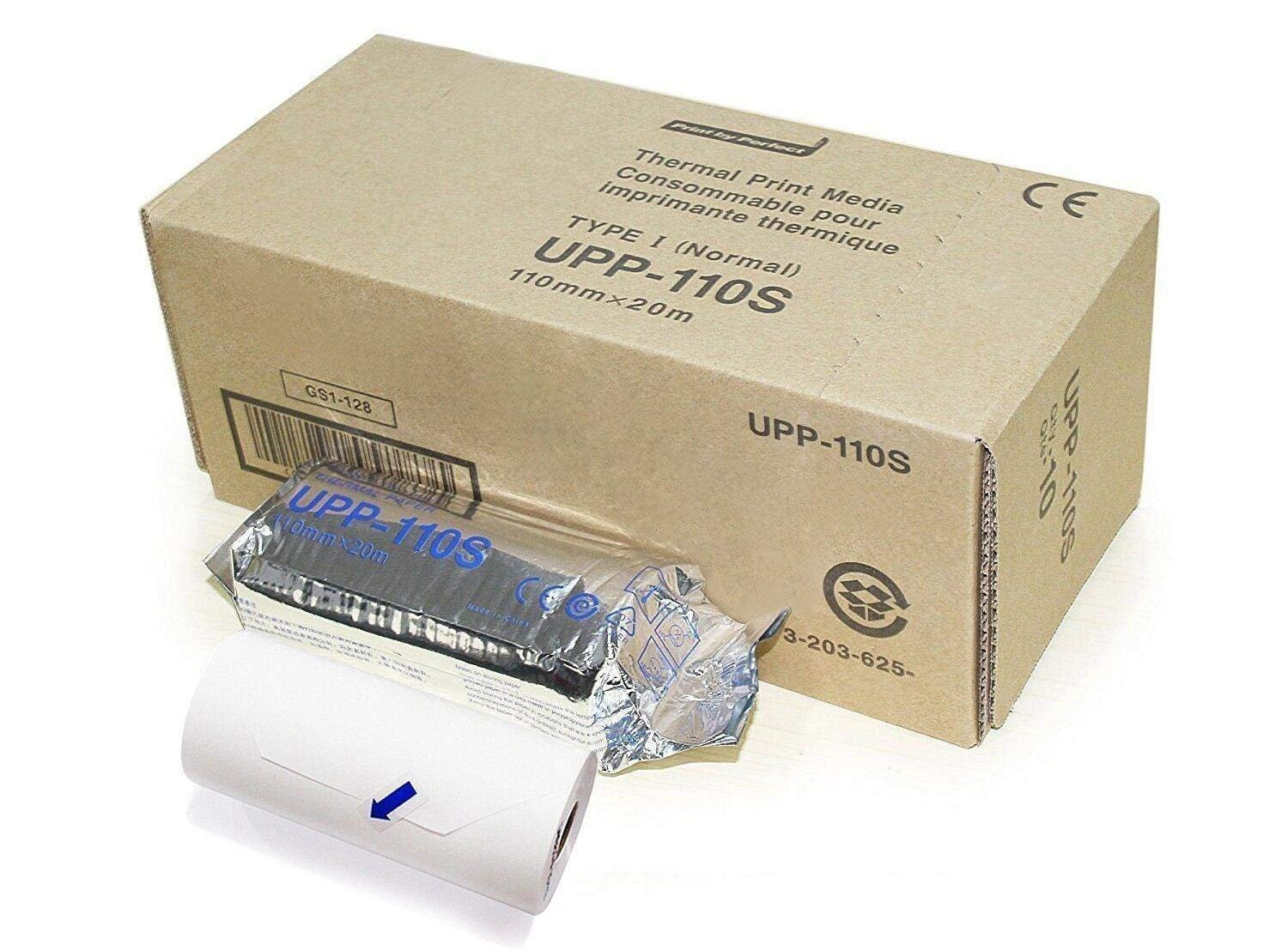 Sony Black & White Thermal Paper, Standard Density, 10 Rolls/Bx