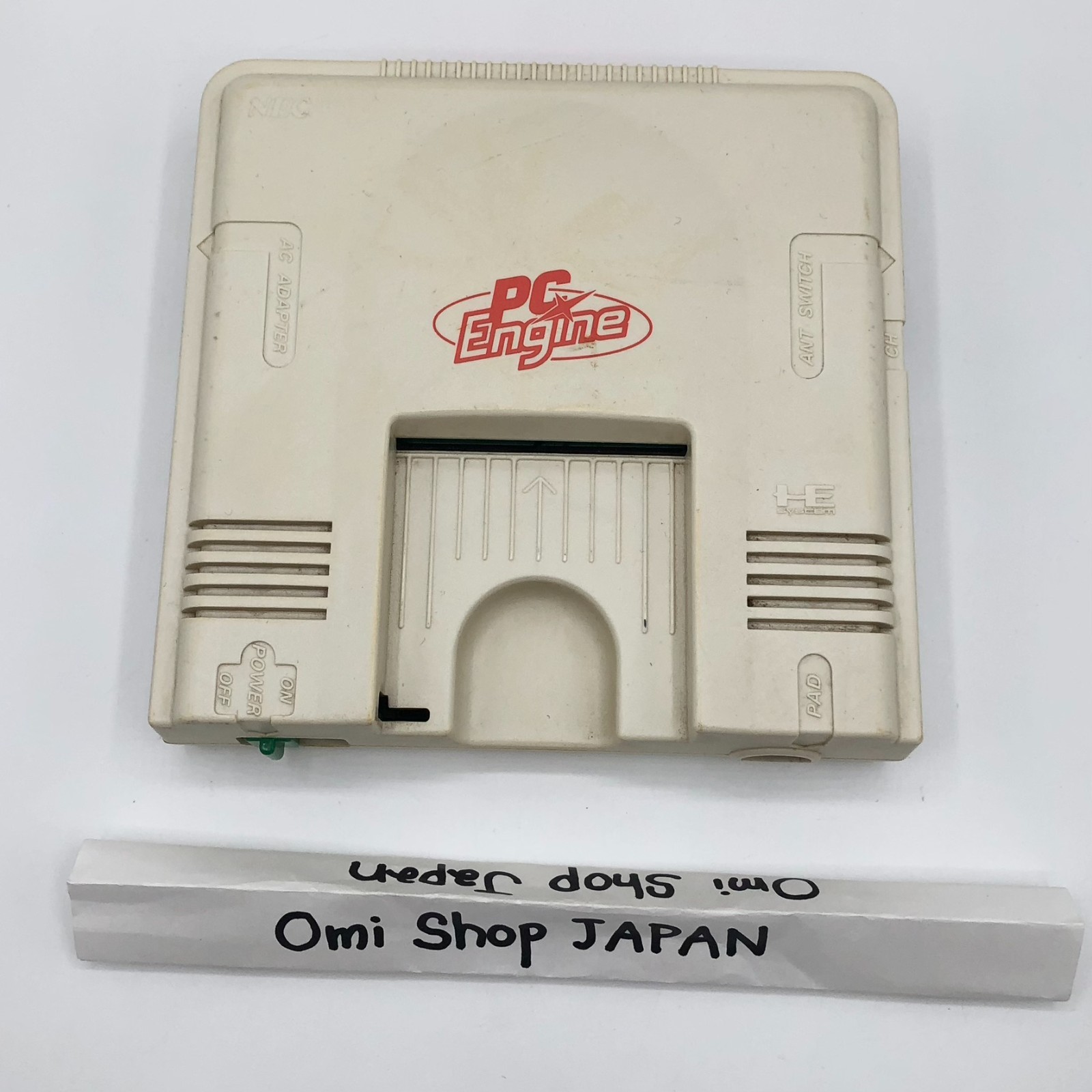 NEC PC Engine PI-TG001 Console White Tested Working w/ Controller AC Adapter JP