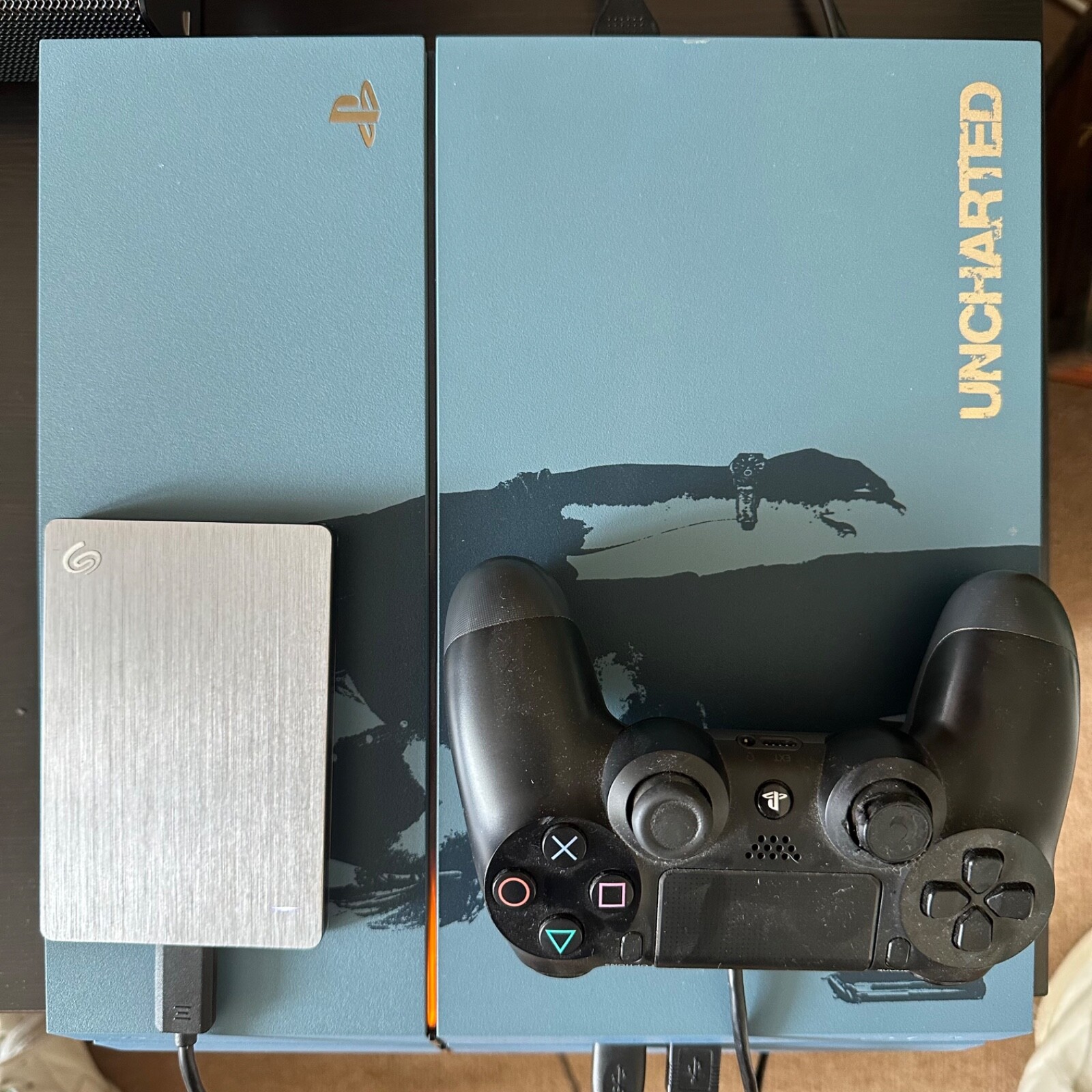 Sony PlayStation 4 500GB Uncharted 4 Edition with 33 games & HDD included