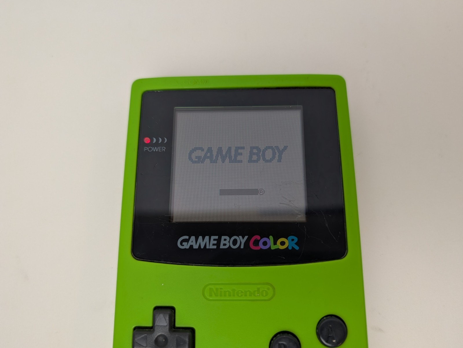 Nintendo Game Boy Color Kiwi Lime Green CGB-001 Handheld System Tested