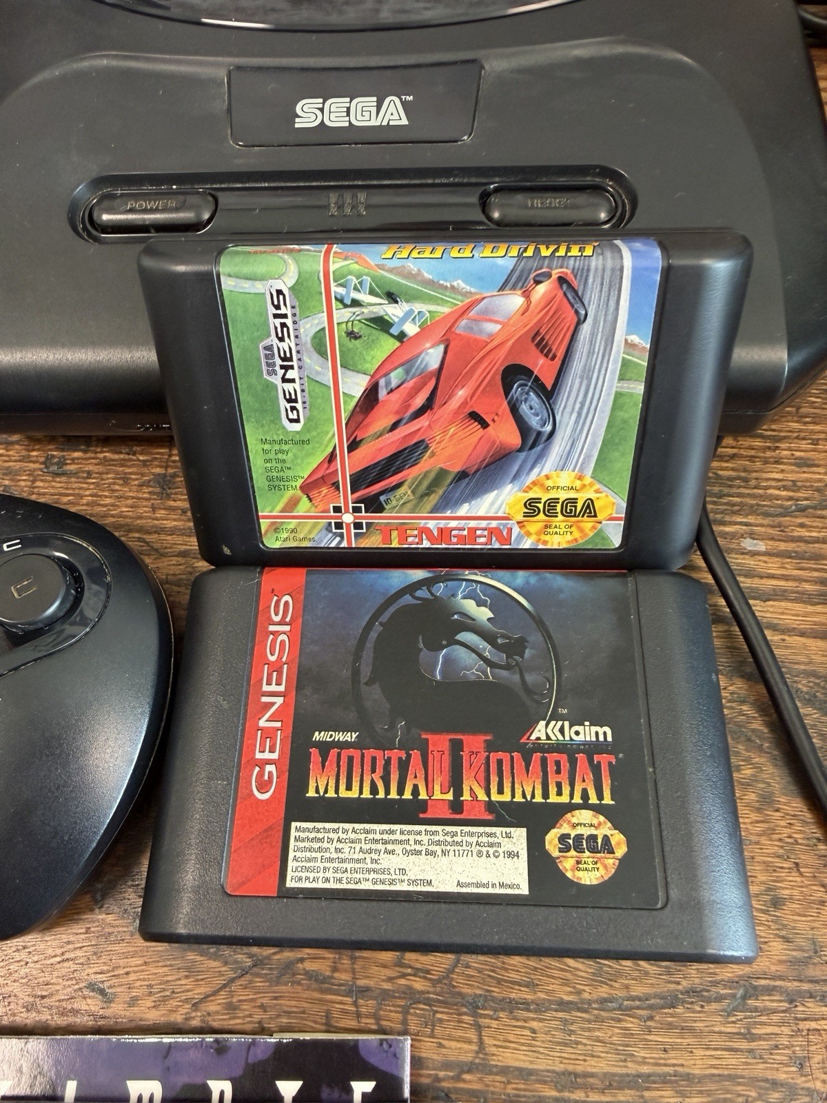 Sega Genesis Model 1 Bundle Tested Mortal Kombat II Ultimate MK3 Hard Driving