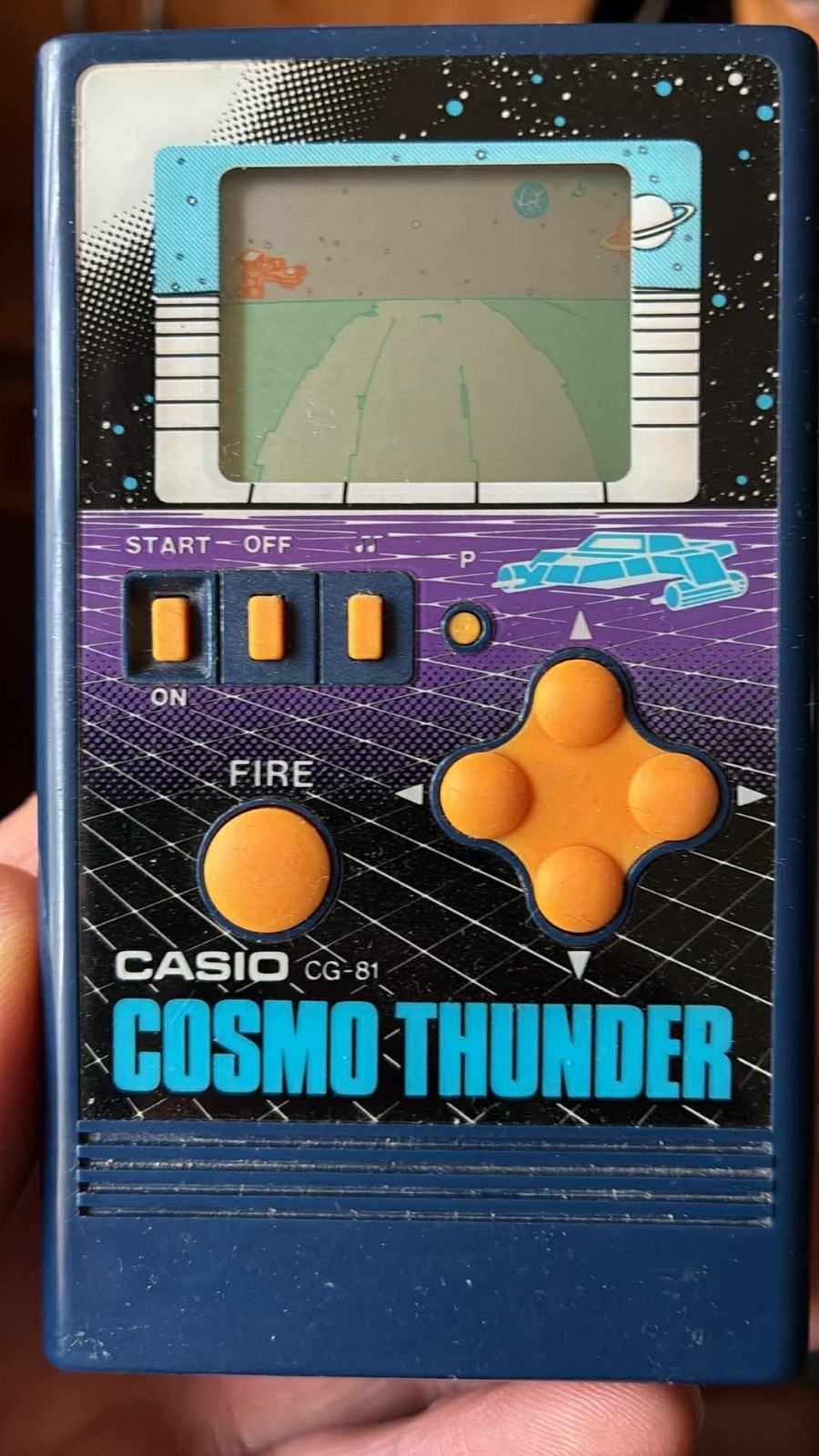 CASIO CG-81 COSMO THUNDER LCD game