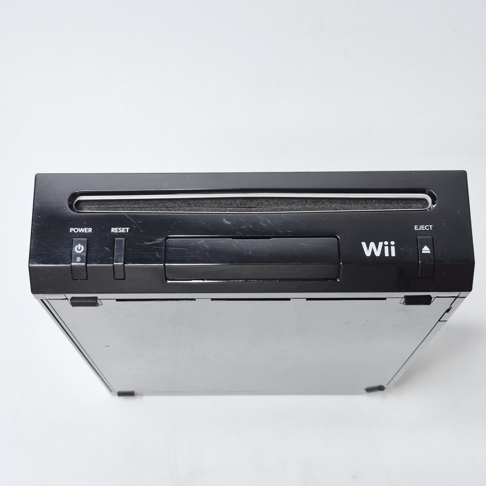 Nintendo Wii Replacement Console Only BLACK RVL-101 Tested Works * NO CORDS *