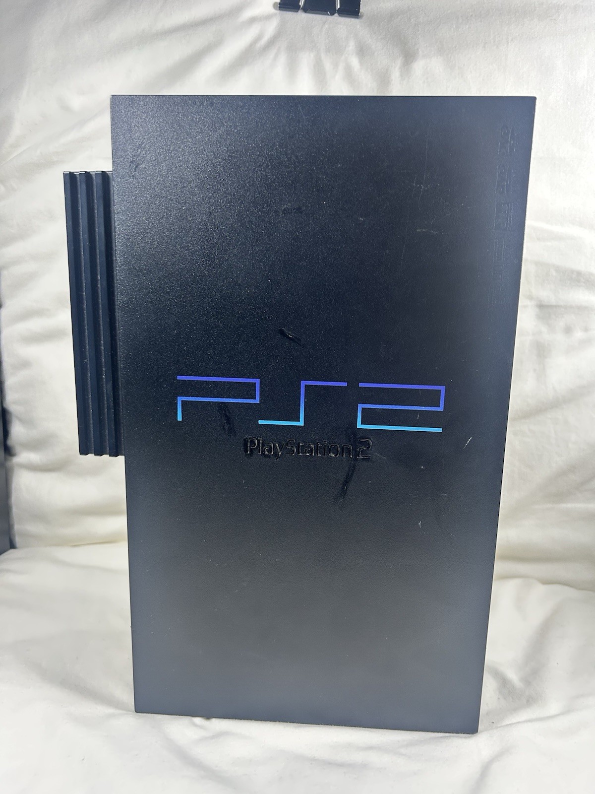 Sony PlayStation 2 PS2 fat Console Black w OEM Network expansion. No cords