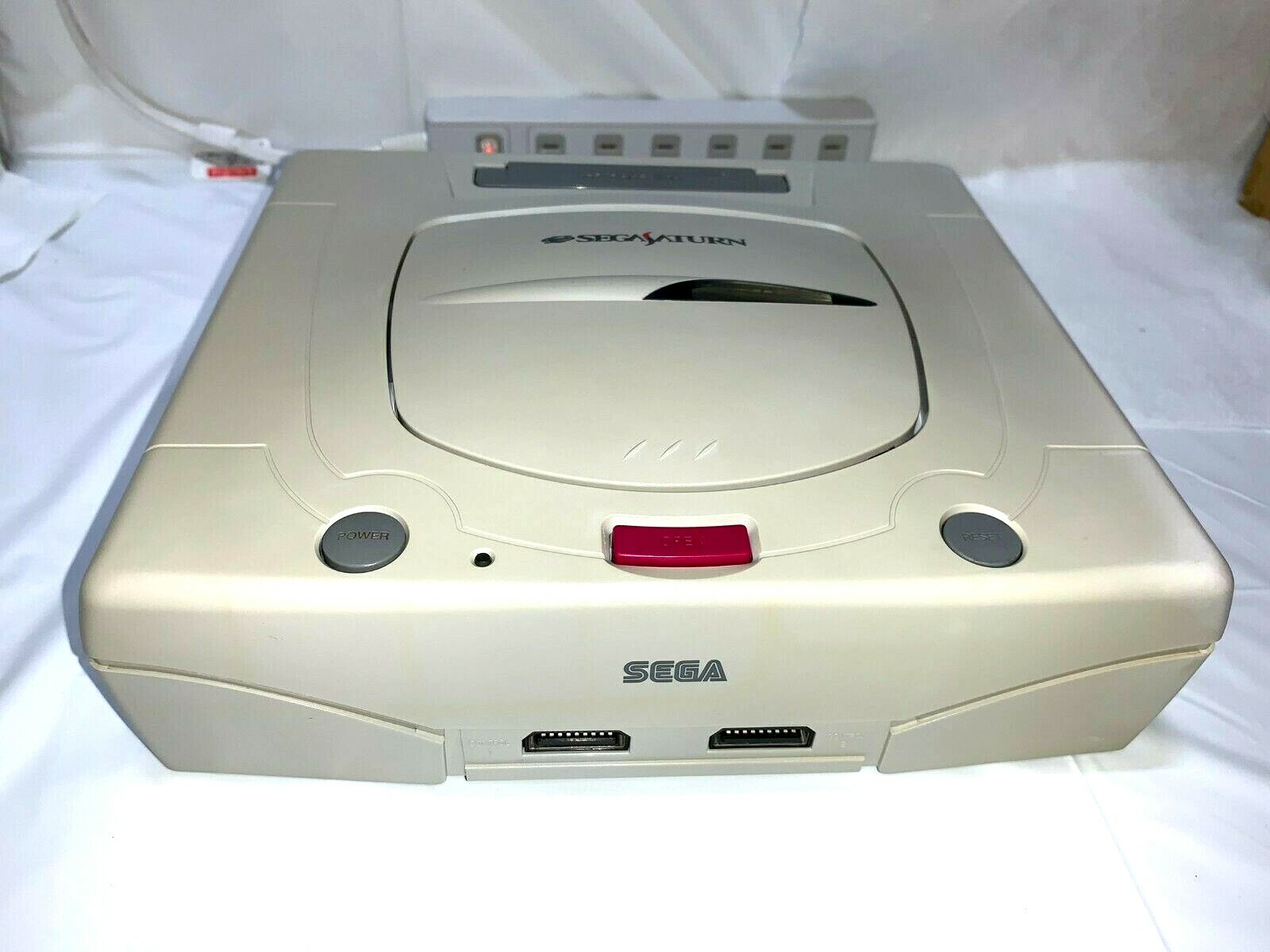 Sega Saturn WHITE Console Tested System HST-3220 JAPAN “NTSC-J” clean up inside