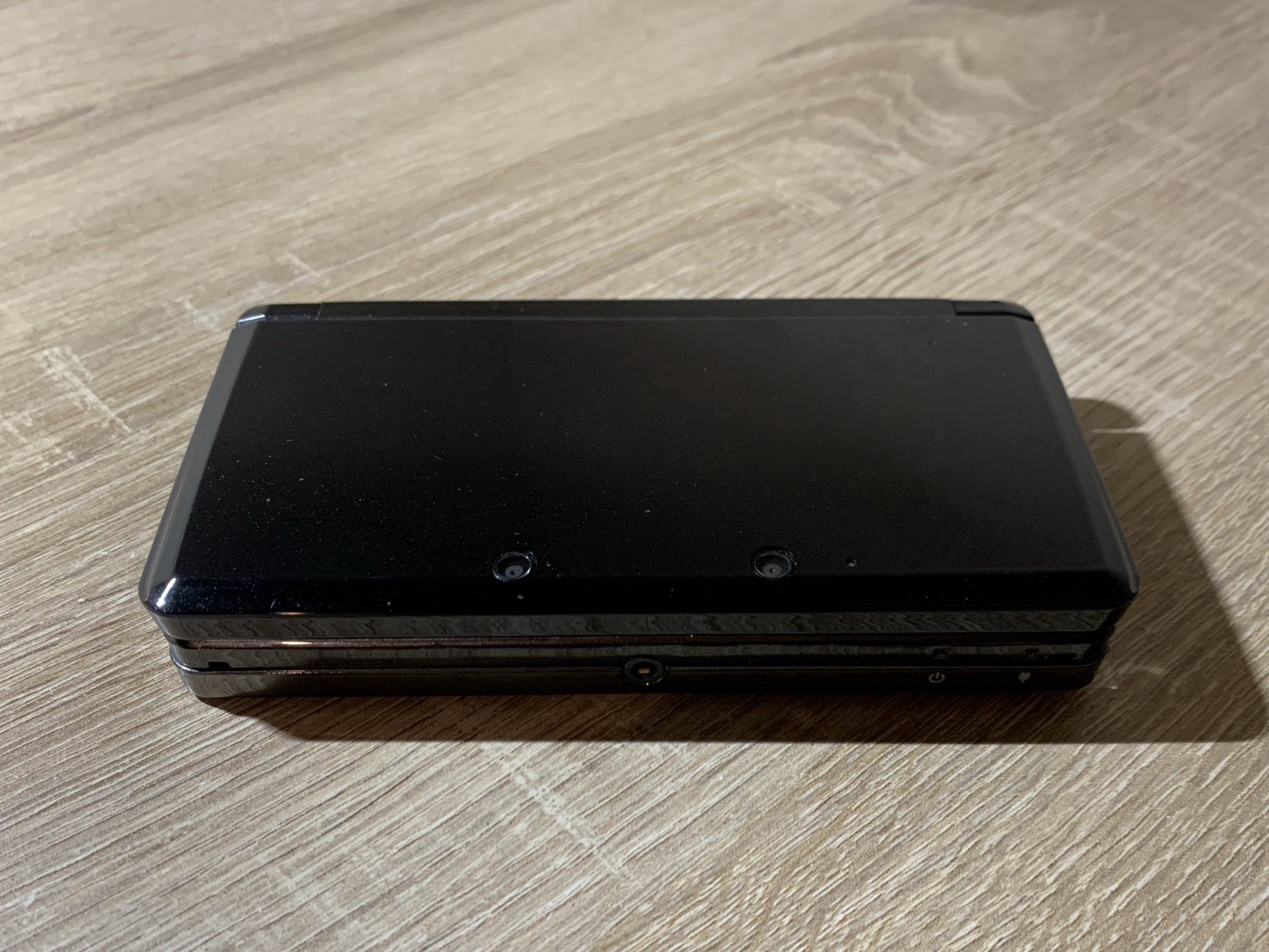 0803 Nintendo 3DS Cosmo Black Good TESTED