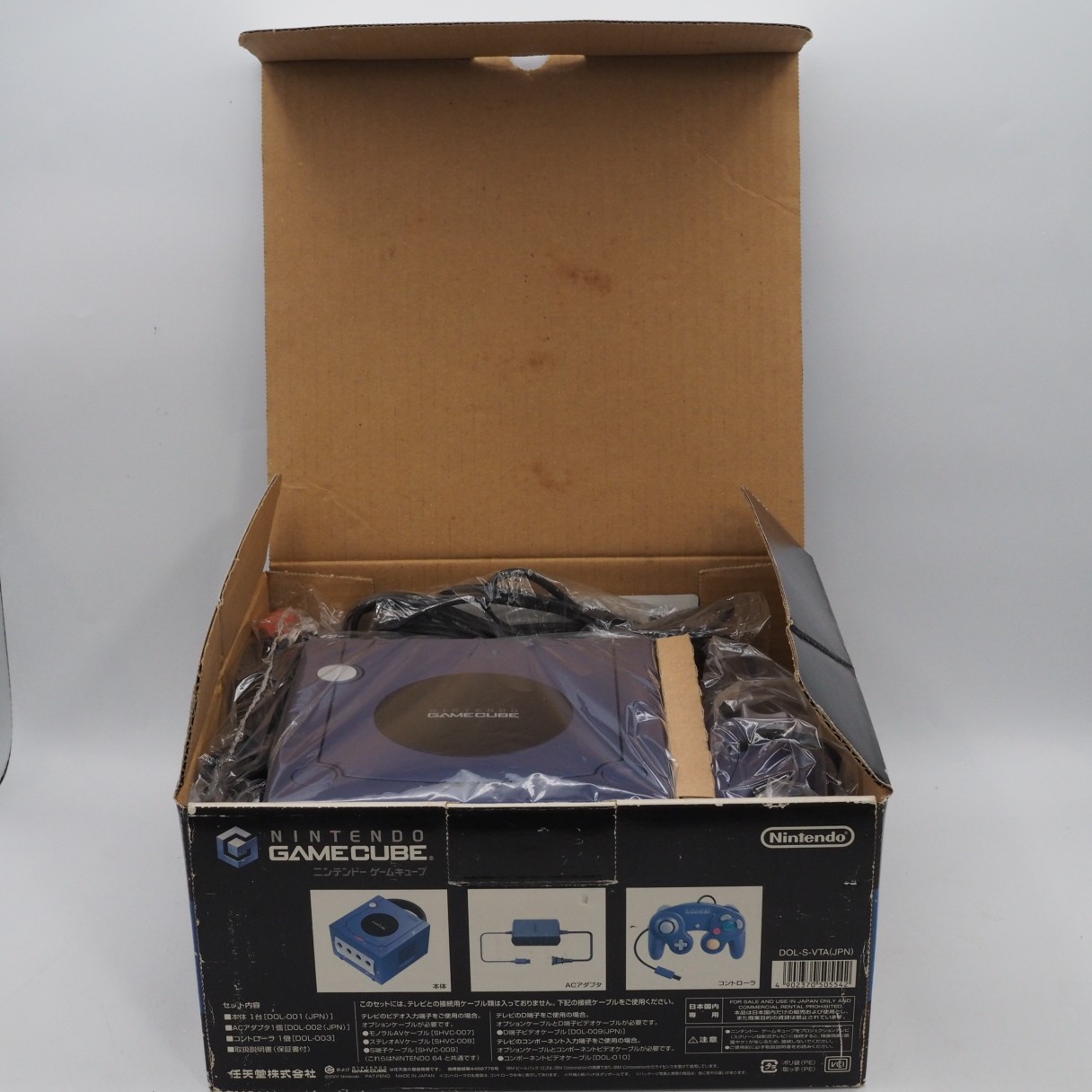 Nintendo GameCube Console System DOL-001 Violet Boxed NTSC-J NTSC-U/C Tested GC