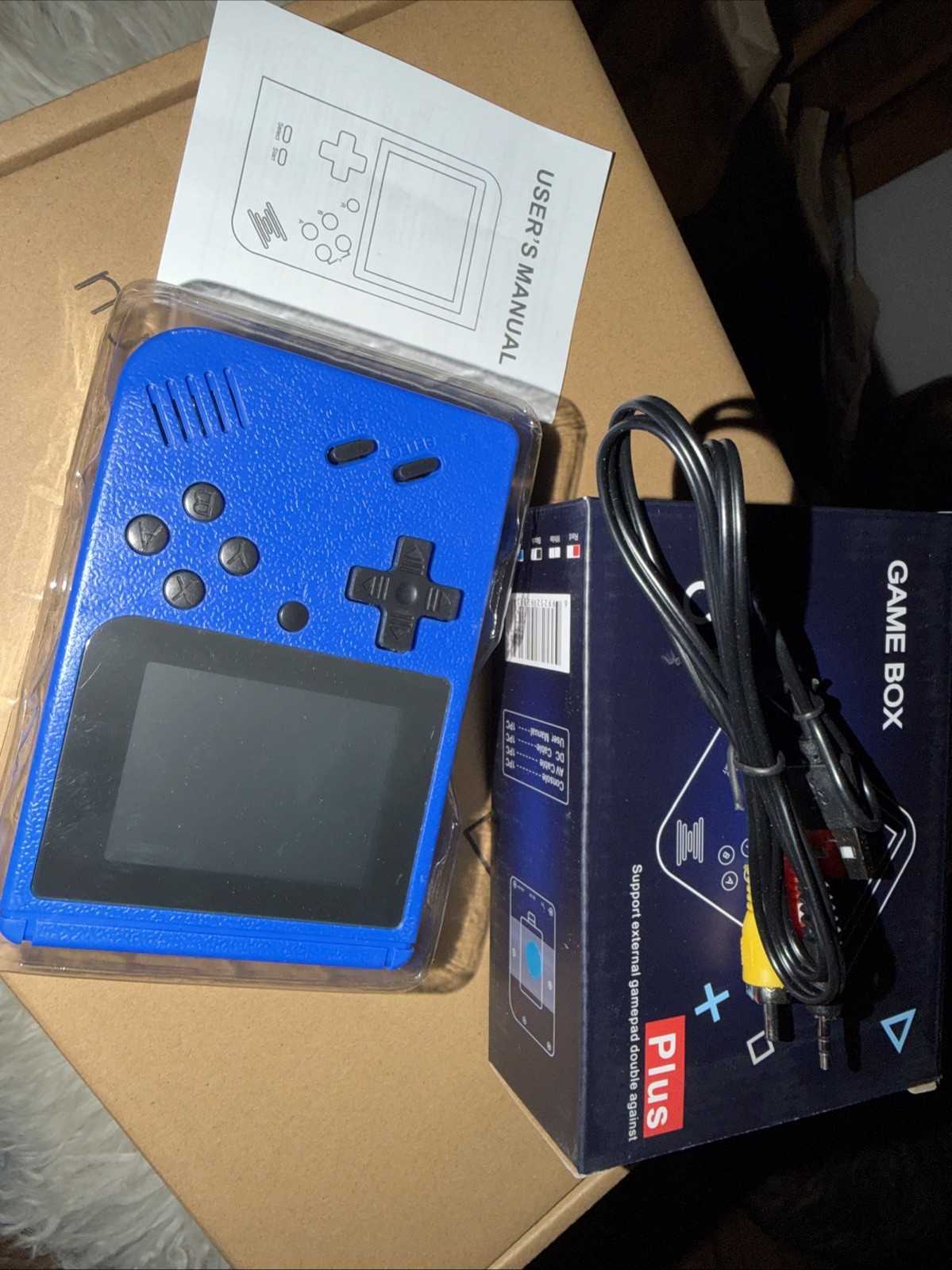 ⭐️⭐️Plus Game Box 400 In 1 Handheld Portable Arcade 4 Blue /1 Teal⭐️Play On TV