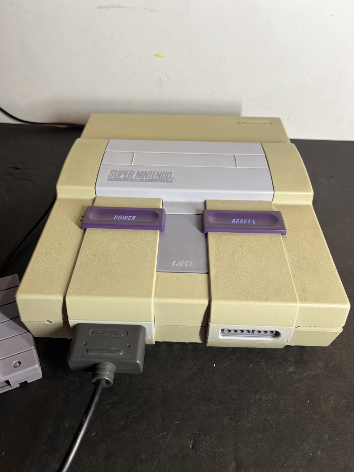 Used Nintendo SNES Console Bundle w/ 3 Games – Tested, Fully Functional!