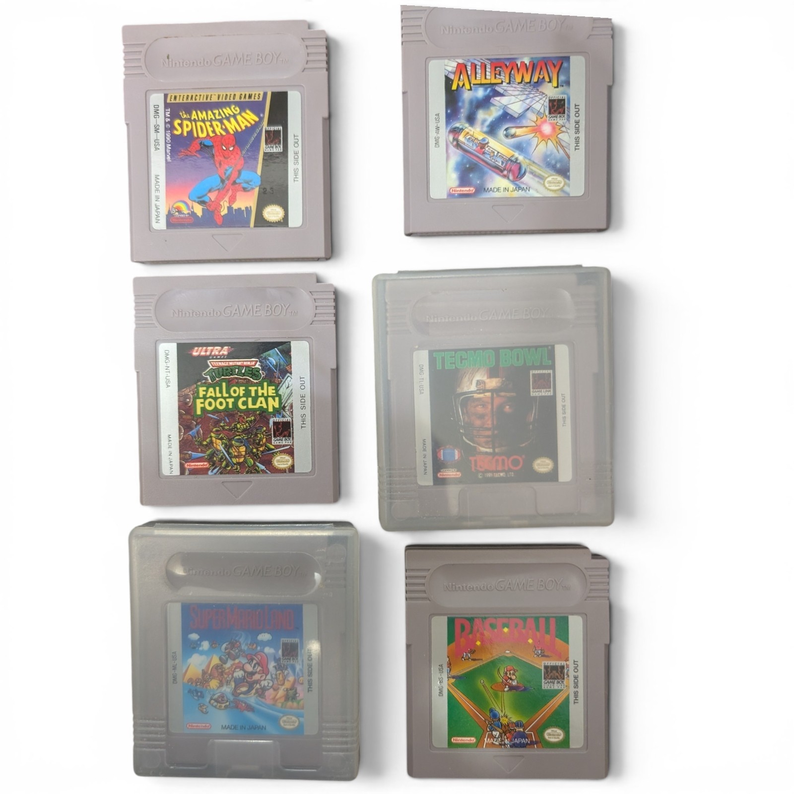 Nintendo GameBoy DMG-01 (Lines) Handheld Original & 6 Games & Batteries & Case