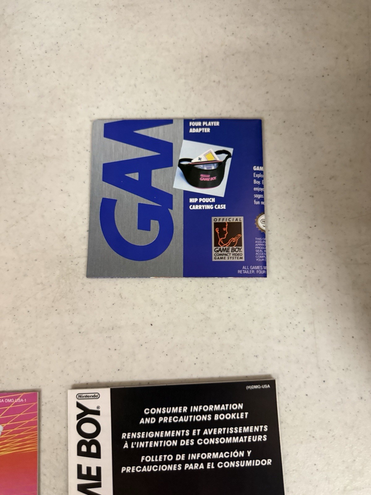 Nintendo Game Boy DMG-01 System Complete CIB Walmart Box Variant Matching Serial