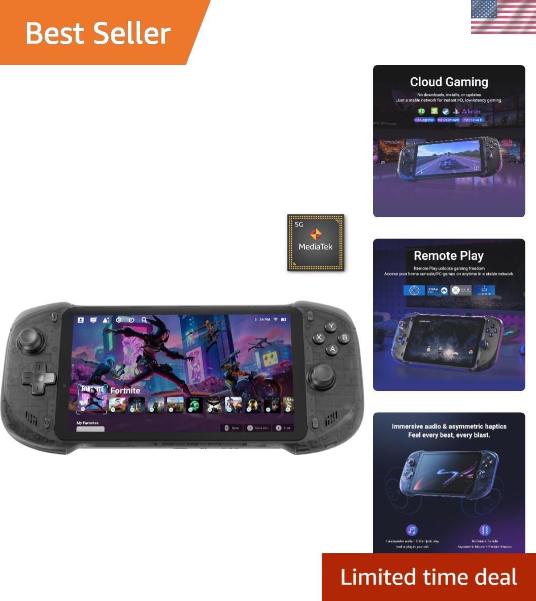 OnePro Handheld Console – Play Anywhere with 64GB Storage, Cloud & Retro Games!